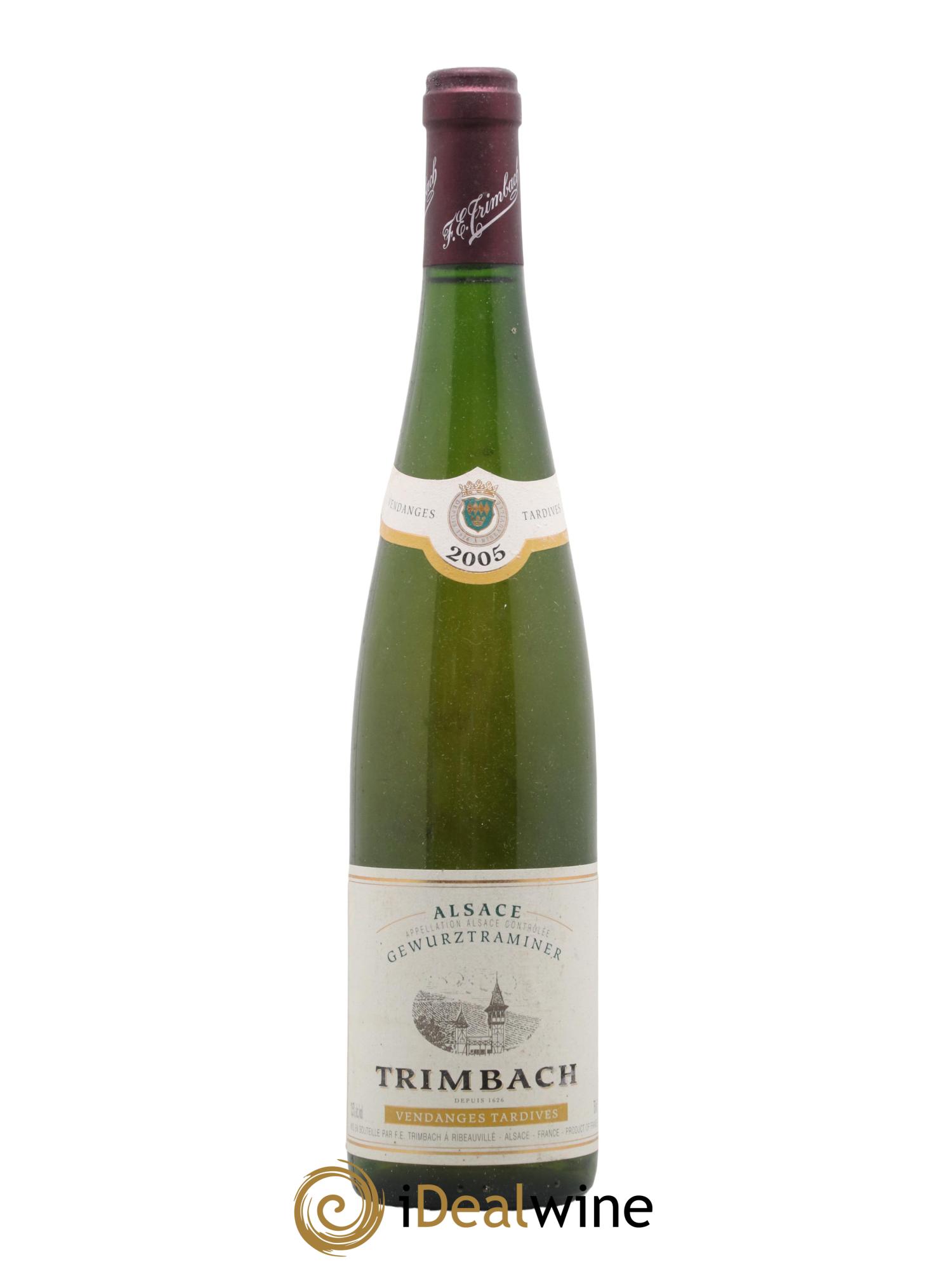 Alsace Gewurztraminer Vendanges Tardives Trimbach (Domaine) 2005 - Lotto di 1 bottiglia - 0