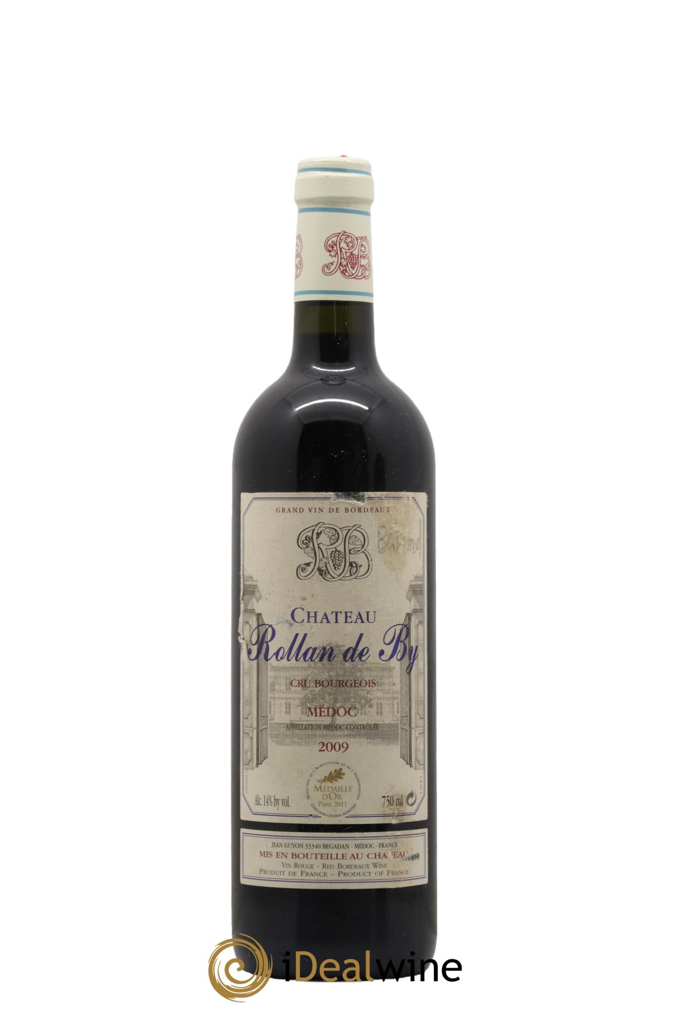 Château Rollan de By Cru Bourgeois 2009 - Lot de 1 bouteille - 0
