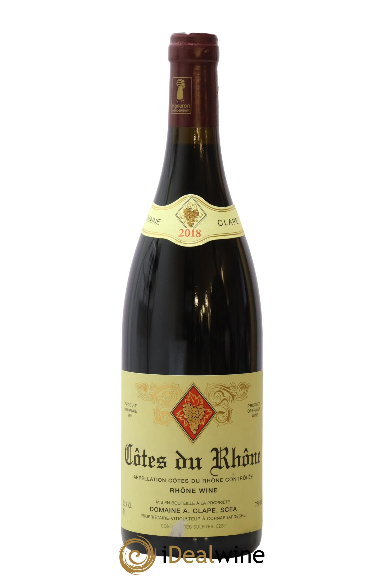Côtes-du-Rhône Auguste Clape 2018 - Posten von 1 Flasche - 0