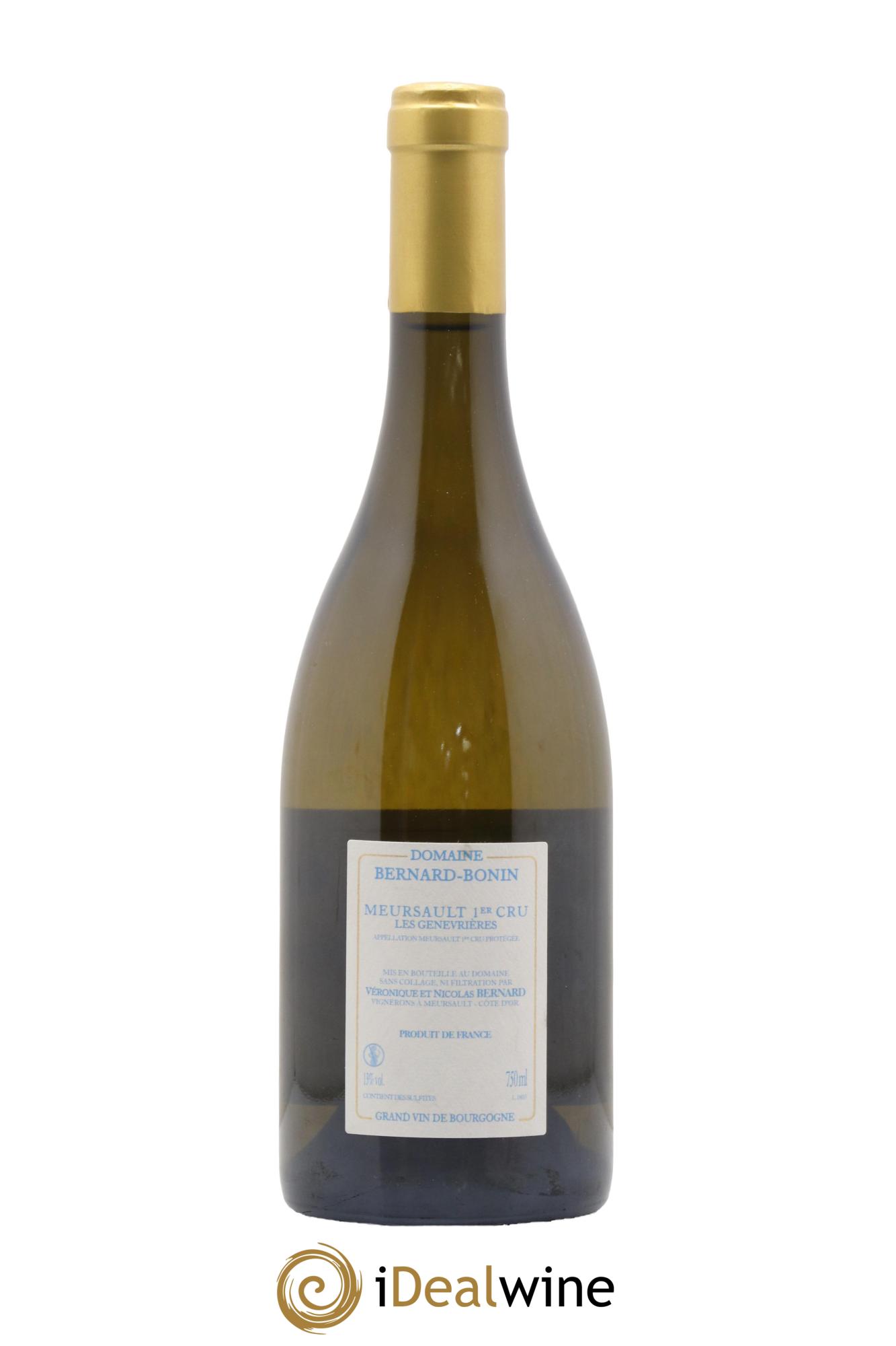 Meursault 1er Cru Les Genevrières Bernard Bonin 2018 - Lotto di 1 bottiglia - 1
