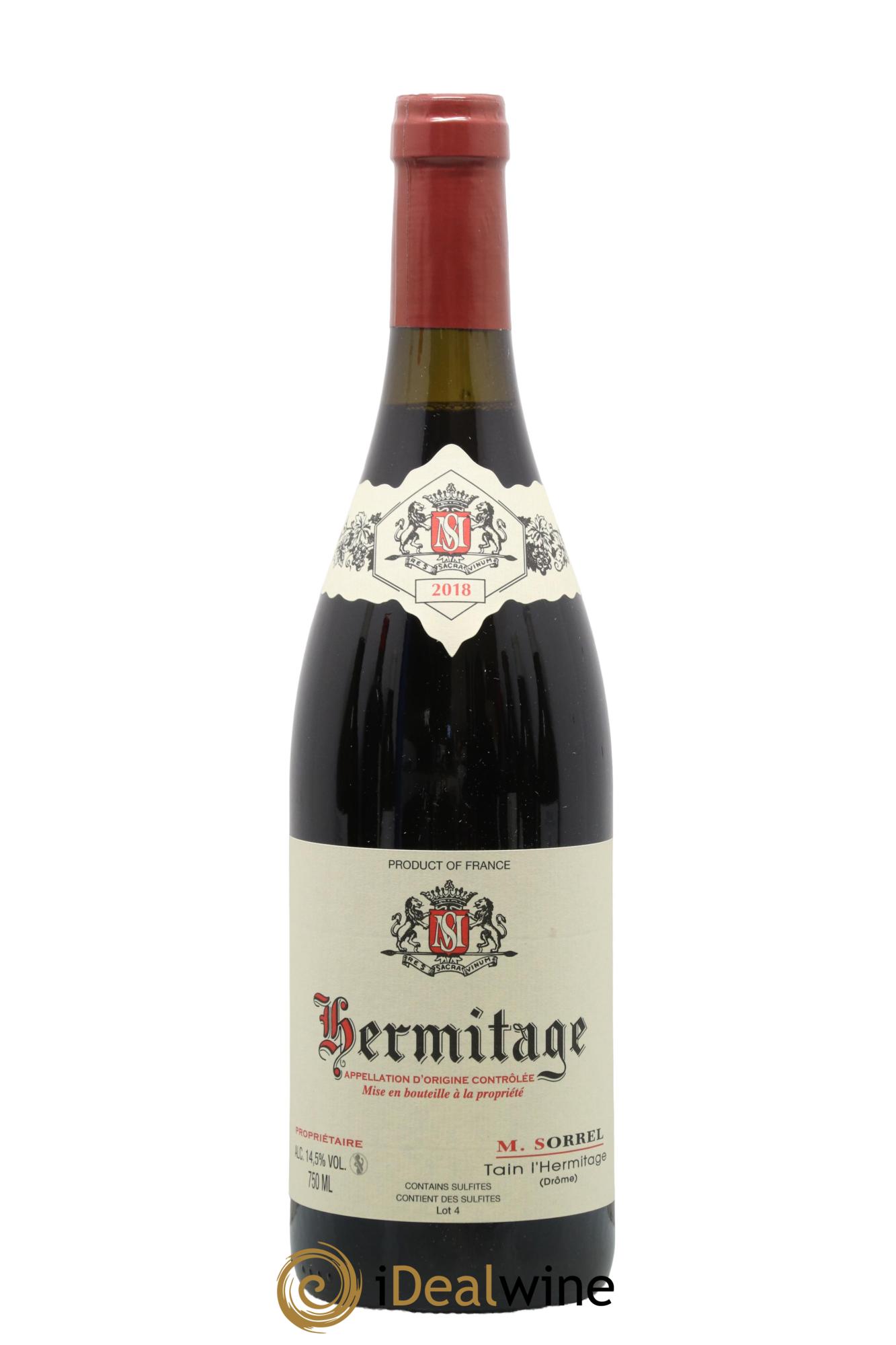 Hermitage Marc Sorrel 2018 - Lot de 1 bouteille - 0