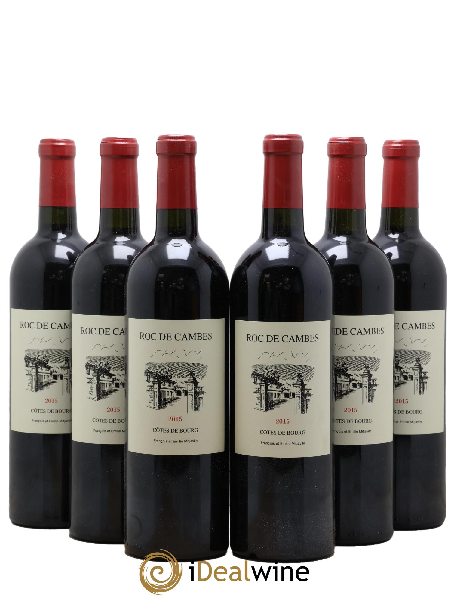 Roc de Cambes 2015 - Lot of 6 bottles - 0