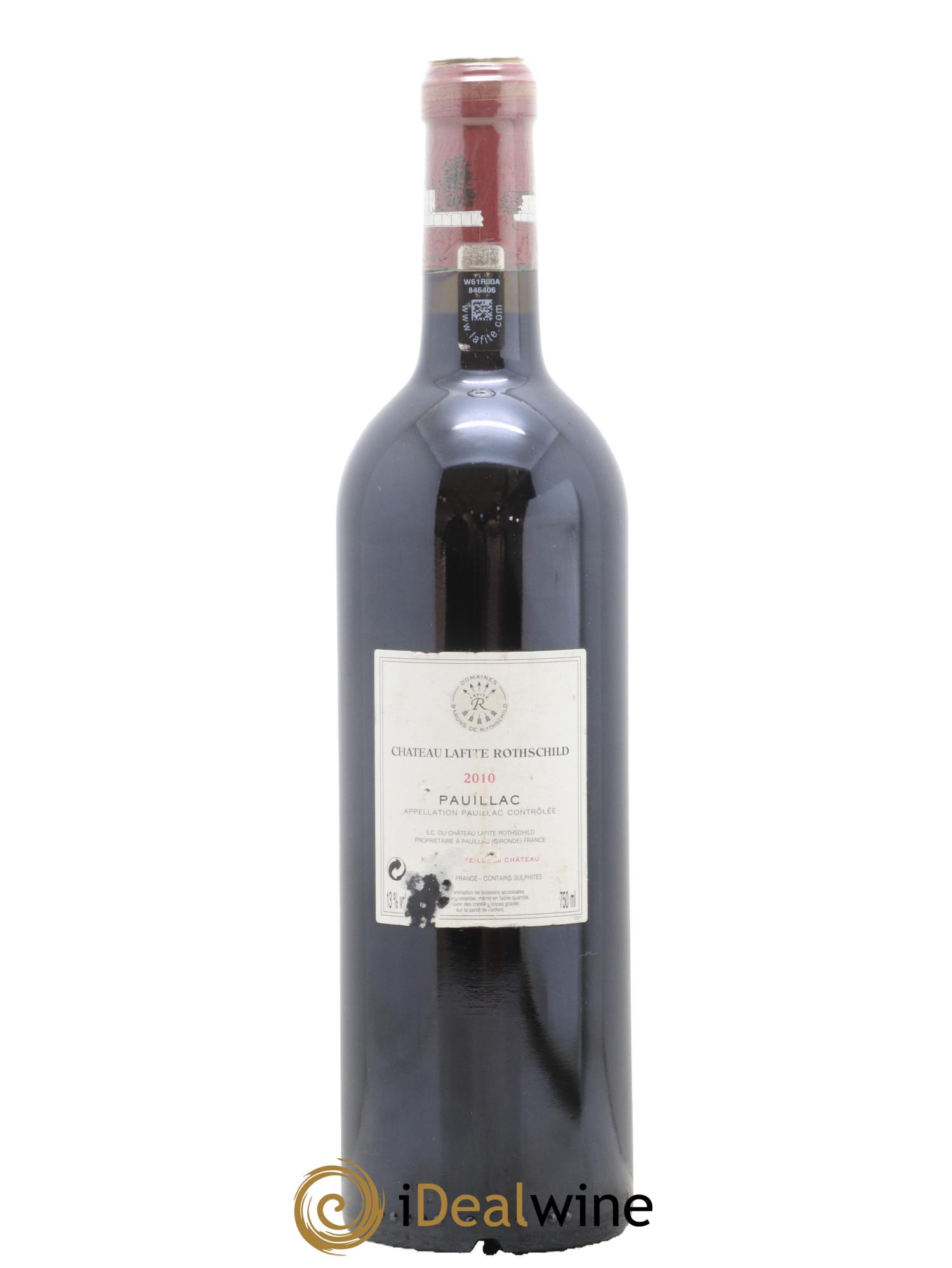 Château Lafite Rothschild 1er Grand Cru Classé 2010 - Lot de 1 bouteille - 1