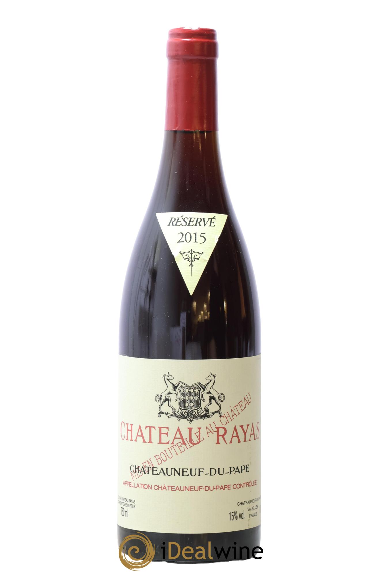 Châteauneuf-du-Pape Château Rayas Emmanuel Reynaud 2015 - Lot de 1 bouteille - 0