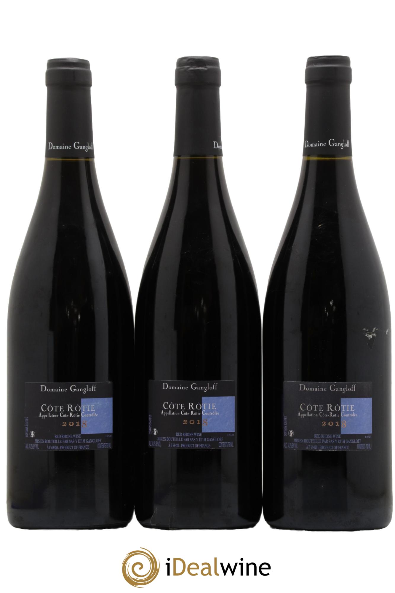 Côte-Rôtie La Barbarine Gangloff (Domaine) 2018 - Lot de 3 bouteilles - 1