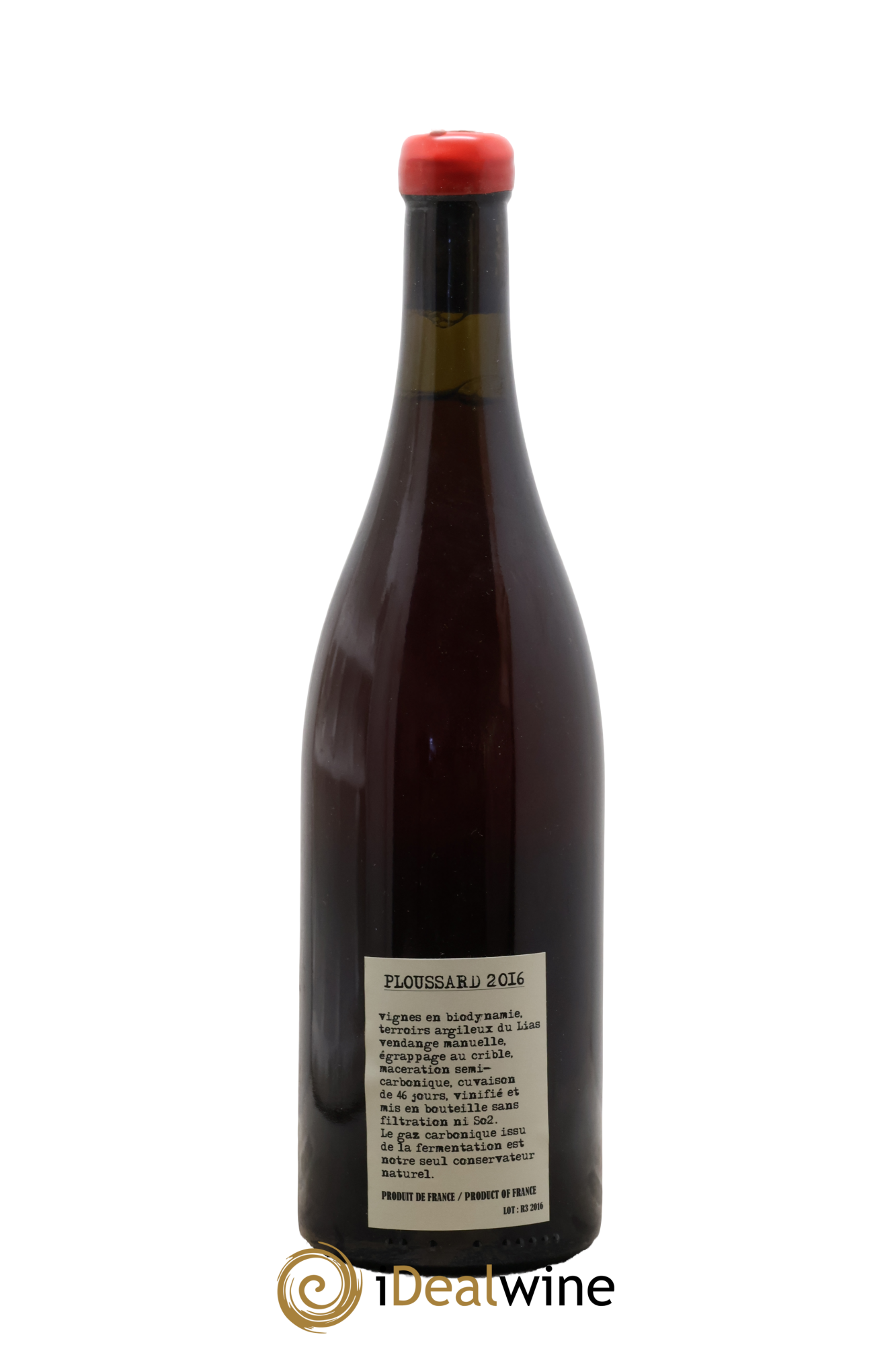 Arbois-Pupillin Ploussard Adeline Houillon & Renaud Bruyère 2016 - Lot de 1 bouteille - 1