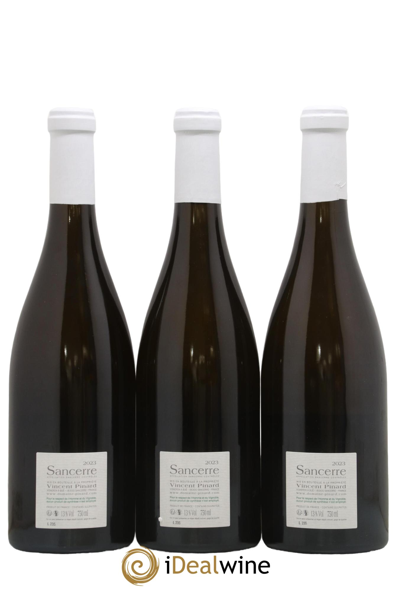 Sancerre Harmonie Vincent Pinard  2023 - Posten von 3 Flaschen - 1