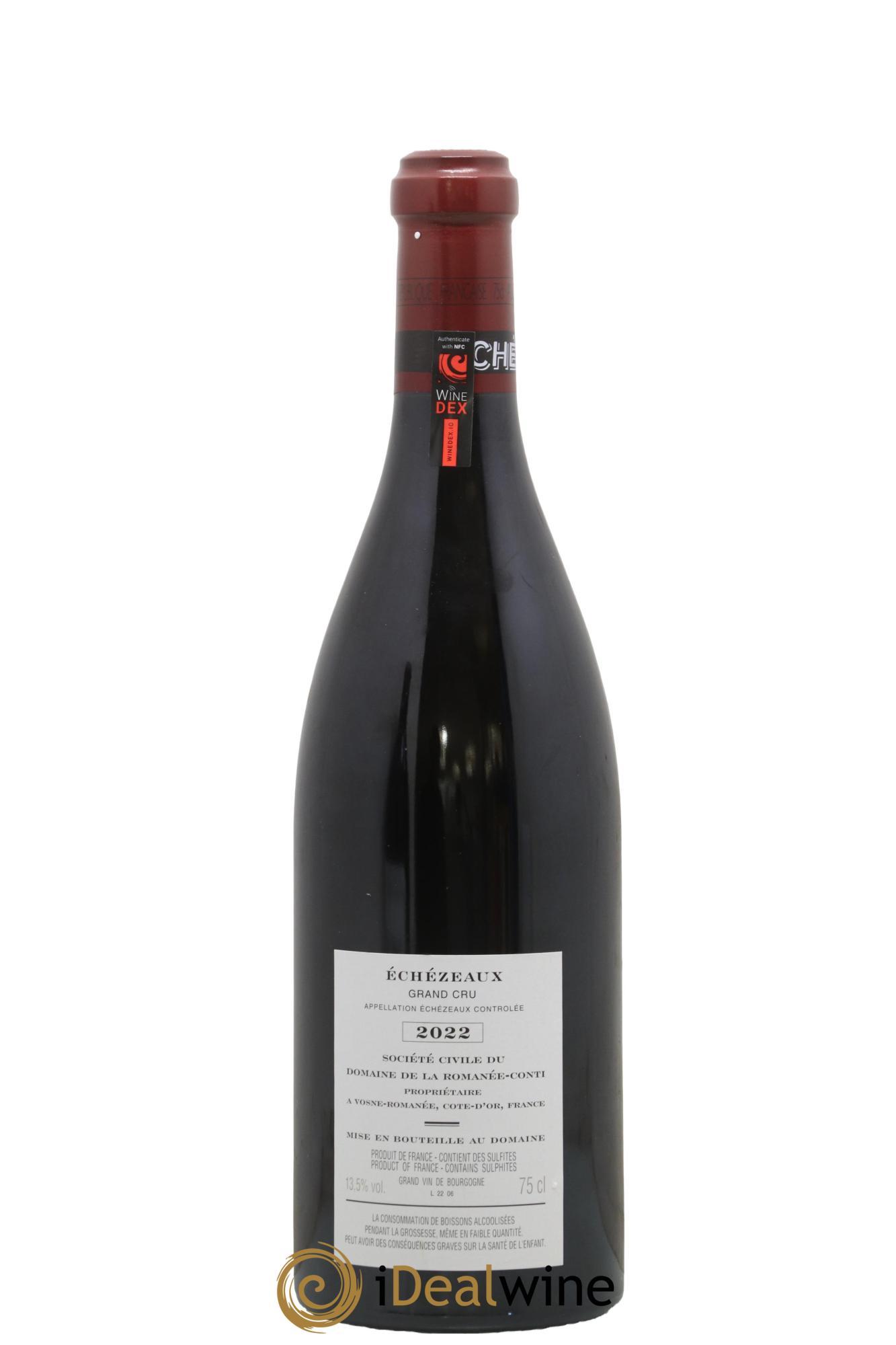 Echezeaux Grand Cru Domaine de la Romanée-Conti 2022 - Posten von 1 Flasche - 1