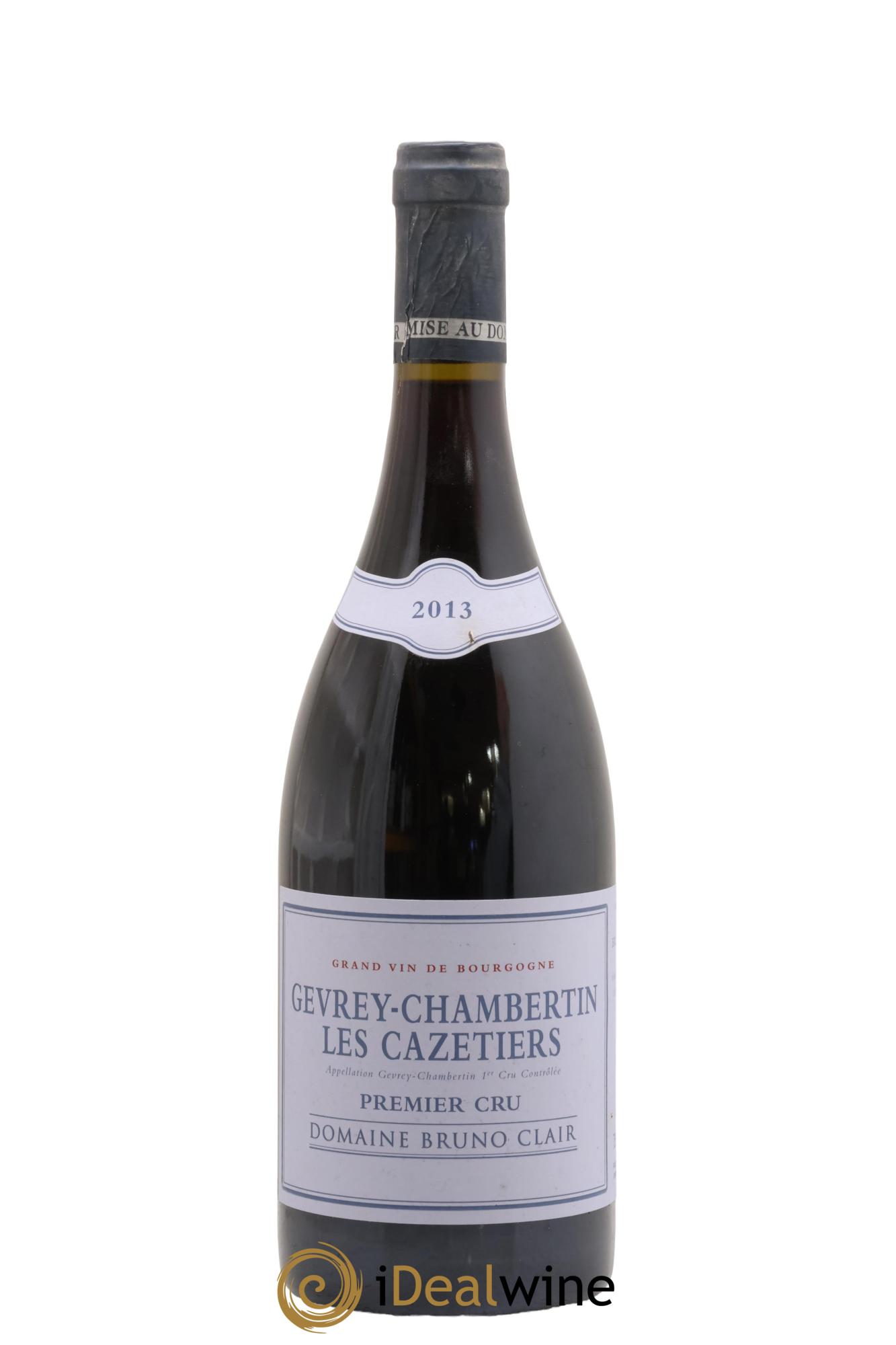 Gevrey-Chambertin 1er Cru Les Cazetiers Bruno Clair (Domaine) 2013 - Lot of 1 bottle - 0