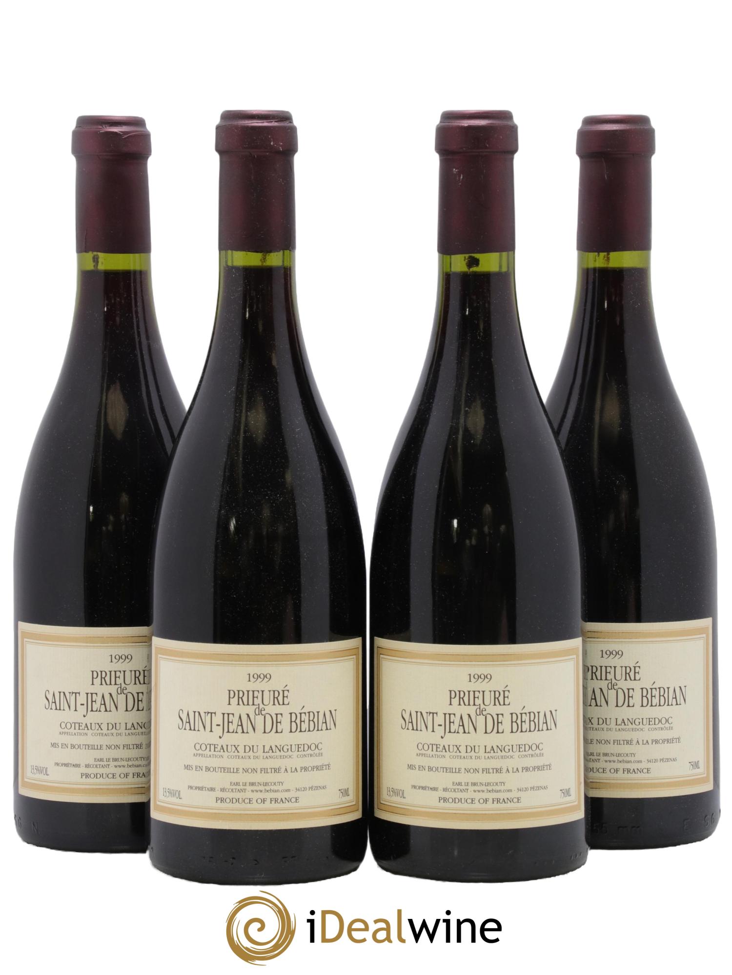 Languedoc Prieuré St-Jean de Bébian 1999 - Lot de 4 bouteilles - 0