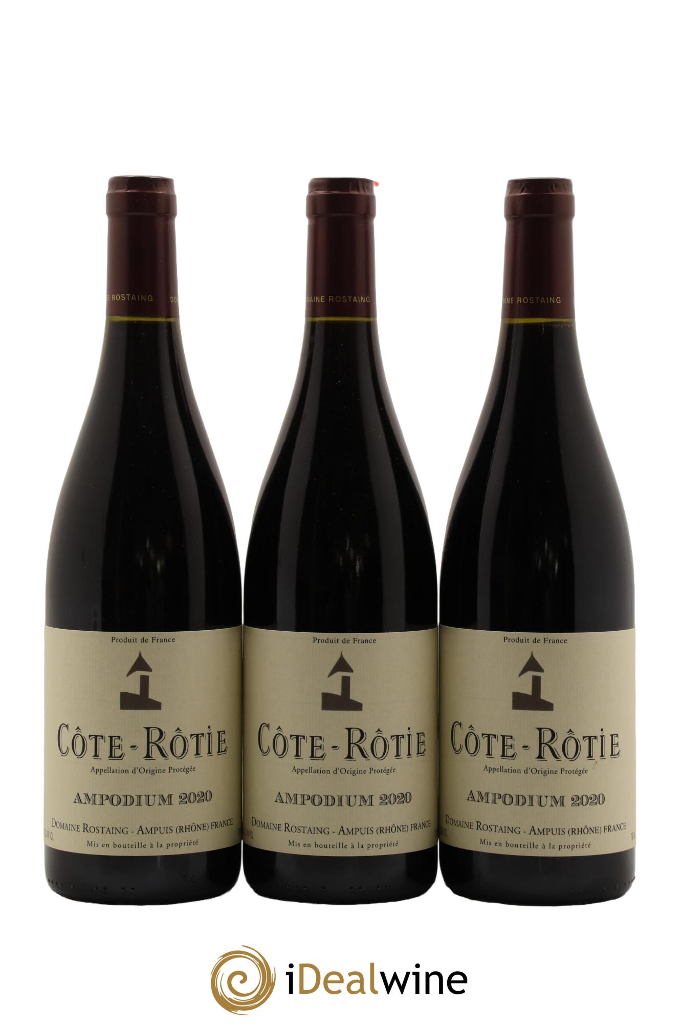 Côte-Rôtie Ampodium René Rostaing 2020 - Lotto di 3 bottiglie - 0