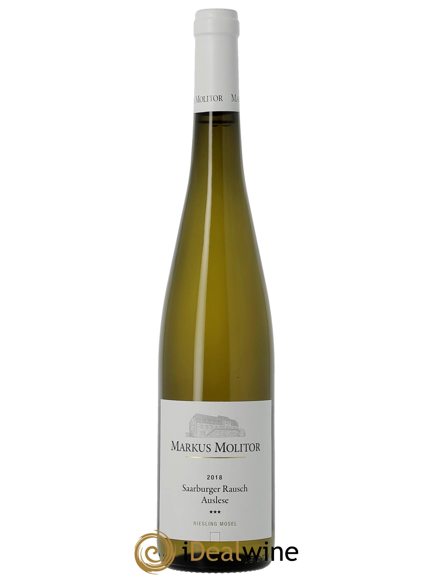 Riesling Markus Molitor Saarburger Rausch Auslese*** White Capsule 2018 - Lot of 1 bottle - 0