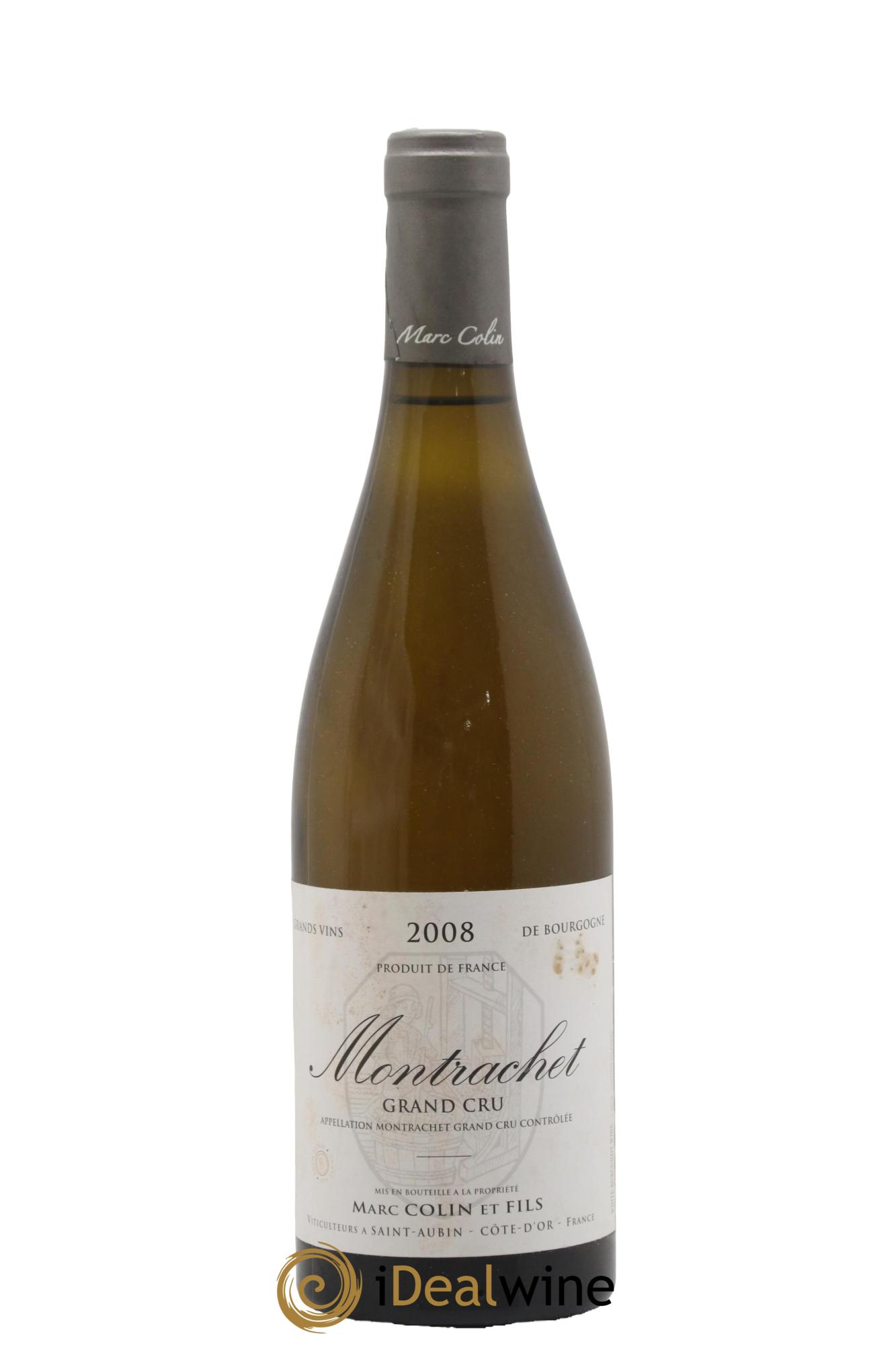 Montrachet Grand Cru Marc Colin & Fils 2008 - Lot de 1 bouteille - 0