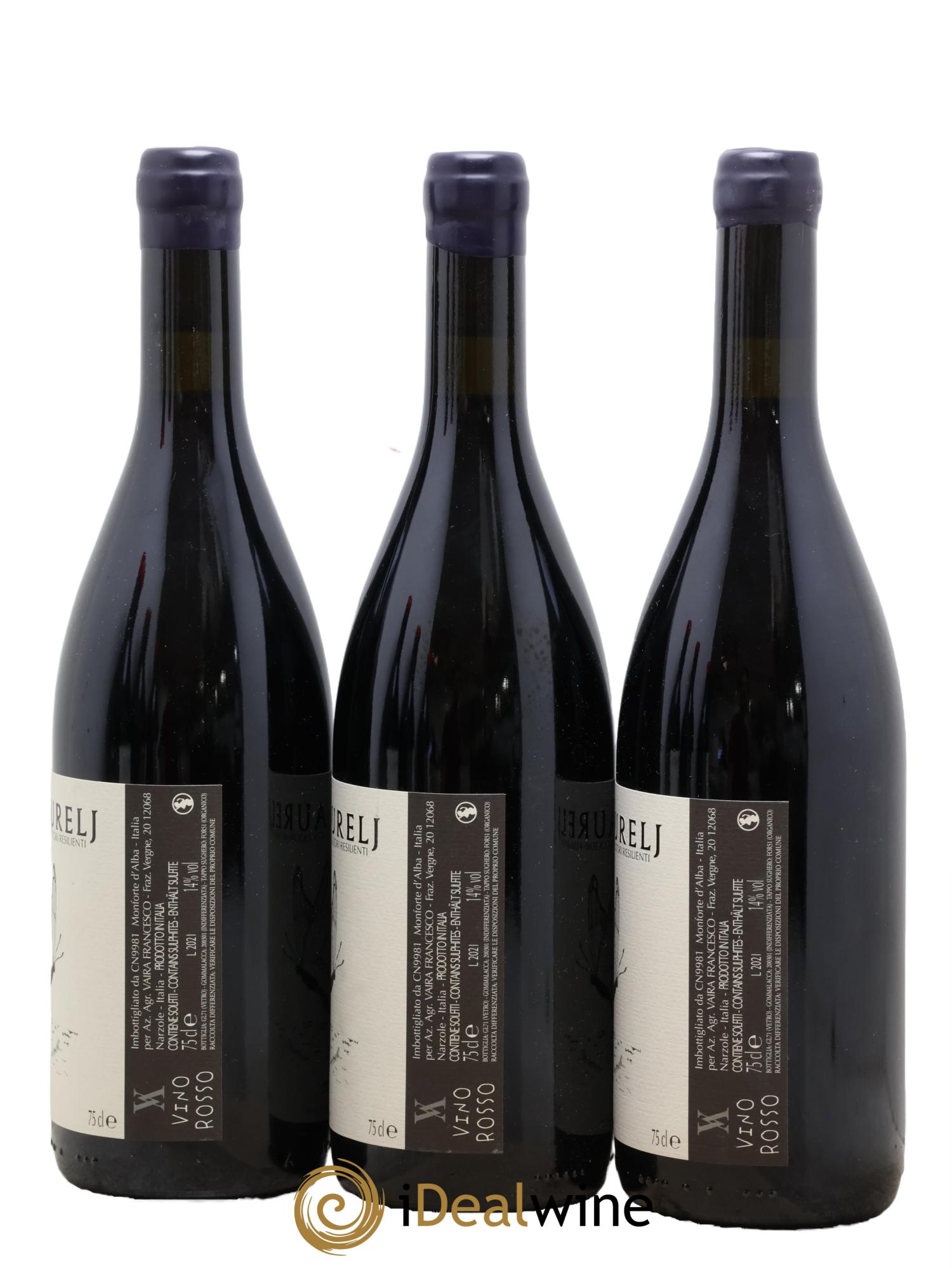 Piémont FZ Free Zone Vaira Aurelj 2021 - Lot de 3 bouteilles - 1