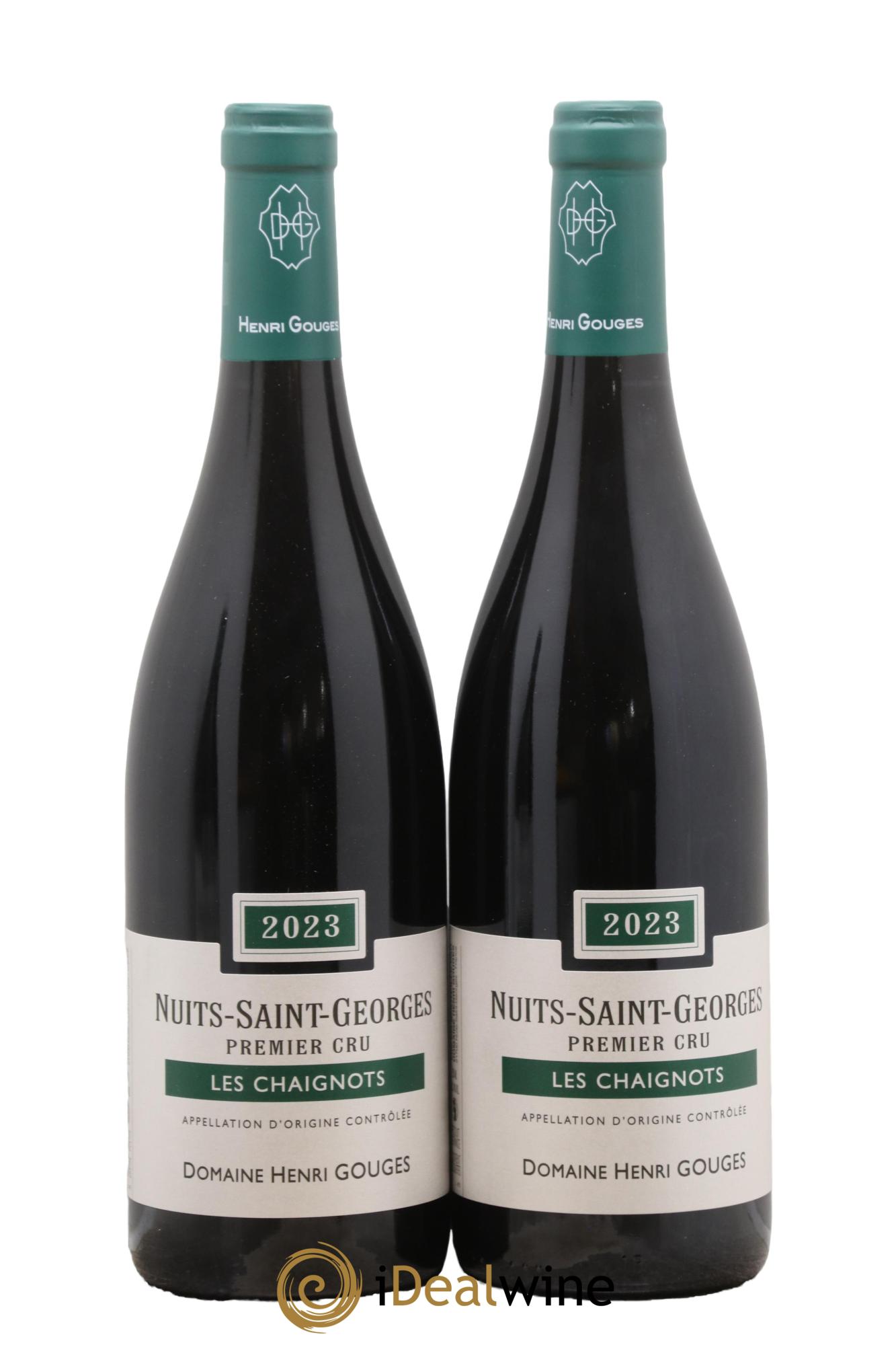 Nuits-Saint-Georges 1er Cru Les Chaignots Henri Gouges 2023 - Lot de 2 bouteilles - 0