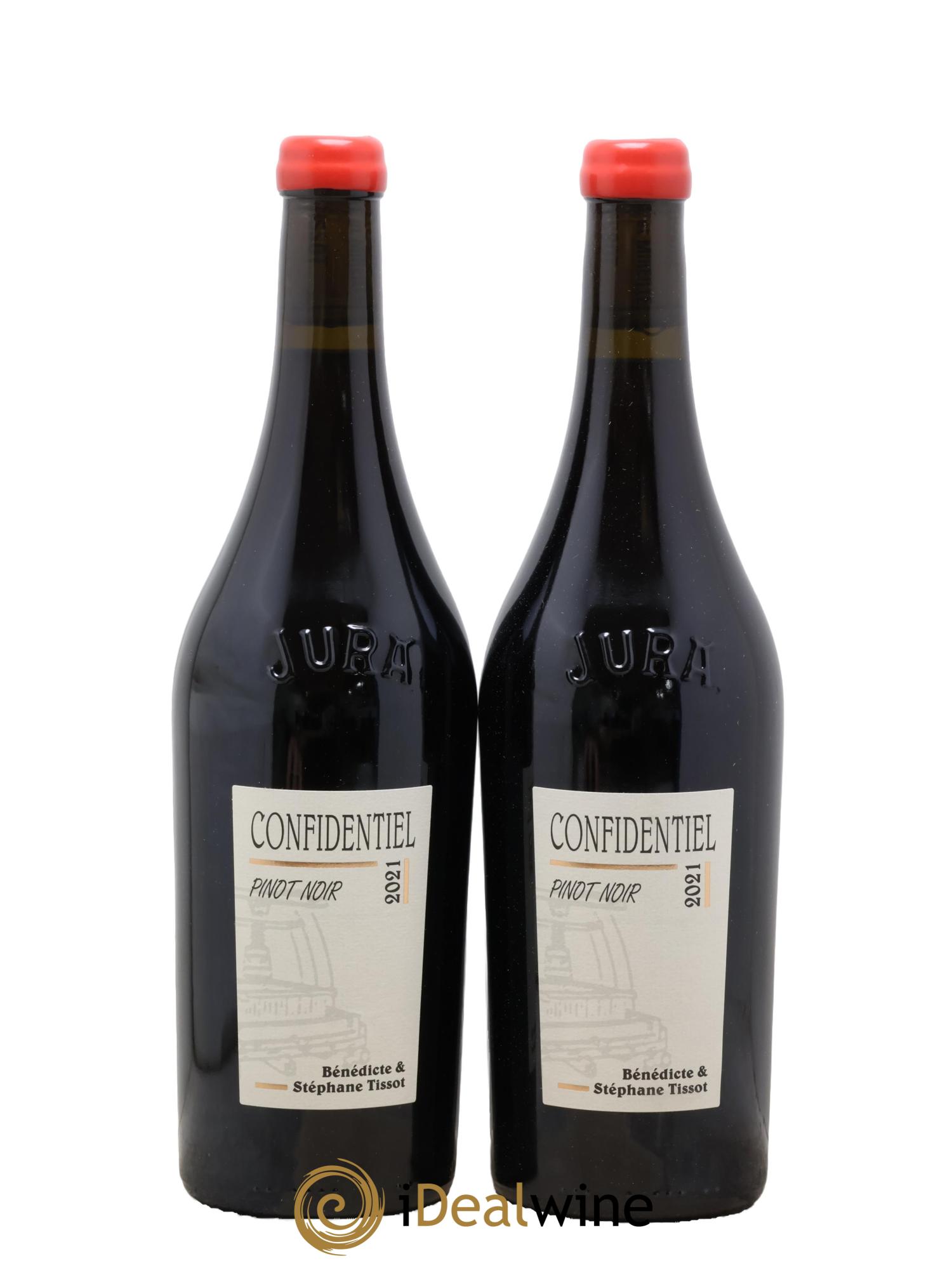 Arbois Pinot noir Confidentiel Bénédicte et Stéphane Tissot 2021 - Lot de 2 bouteilles - 0