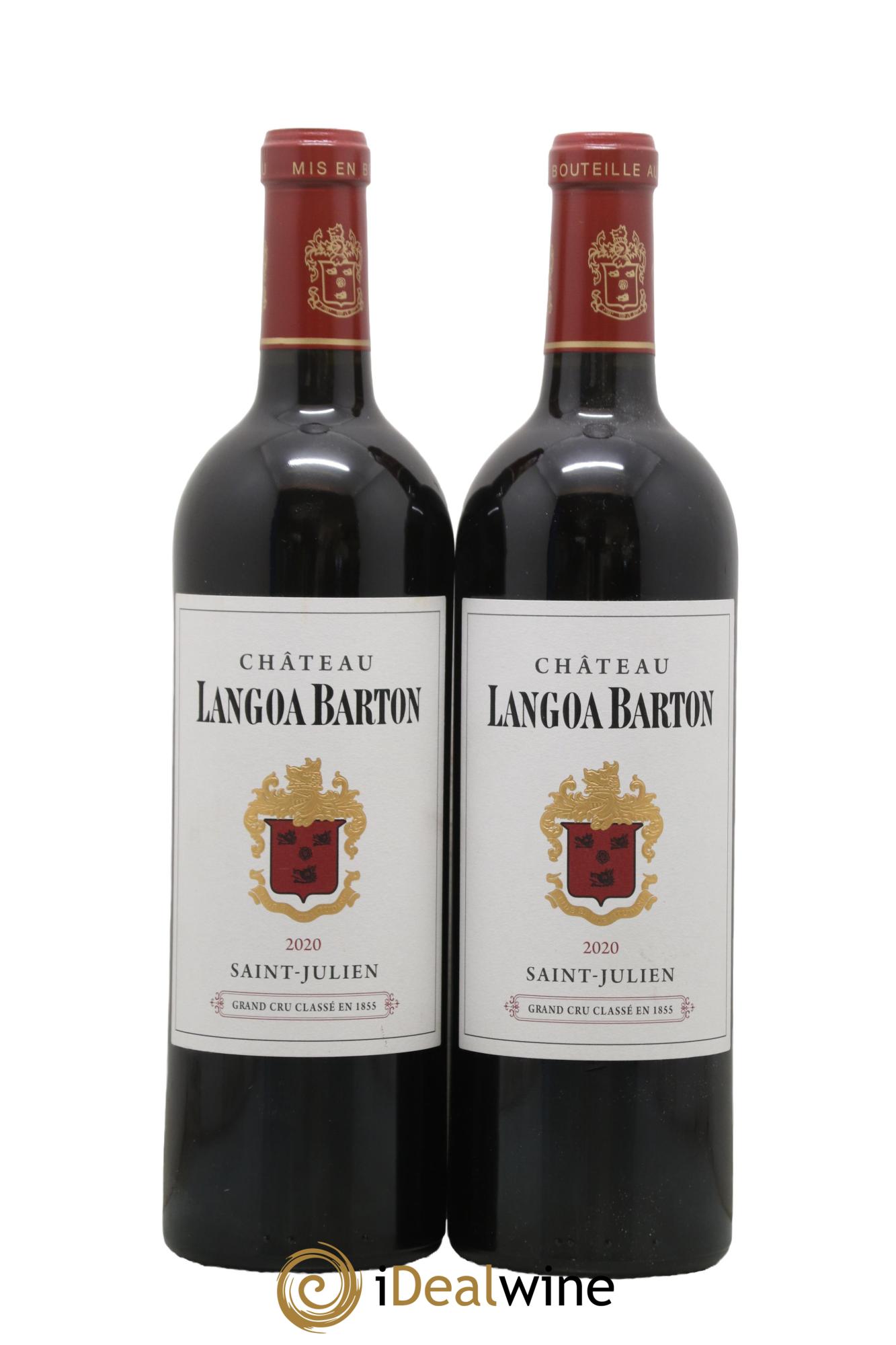 Château Langoa Barton 3ème Grand Cru Classé 2020 - Lot de 2 bouteilles - 0