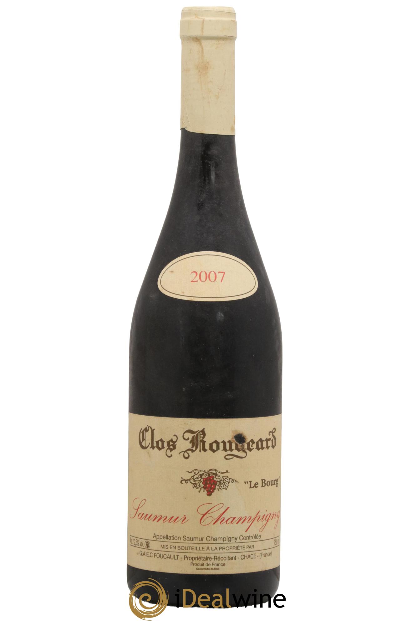 Saumur-Champigny Le Bourg Clos Rougeard 2007 - Posten von 1 Flasche - 0