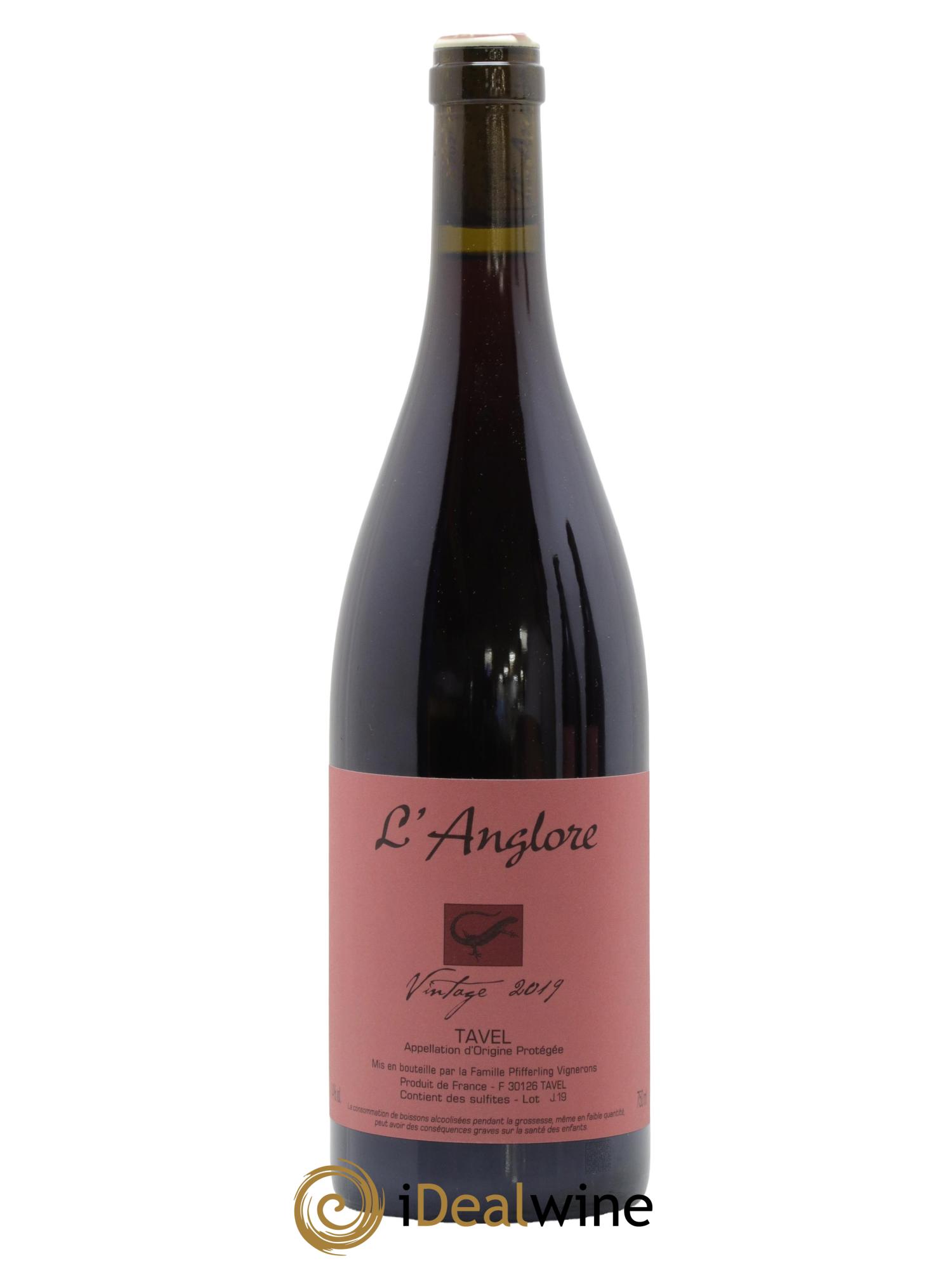 Tavel Vintage L'Anglore 2019 - Lotto di 1 bottiglia - 0