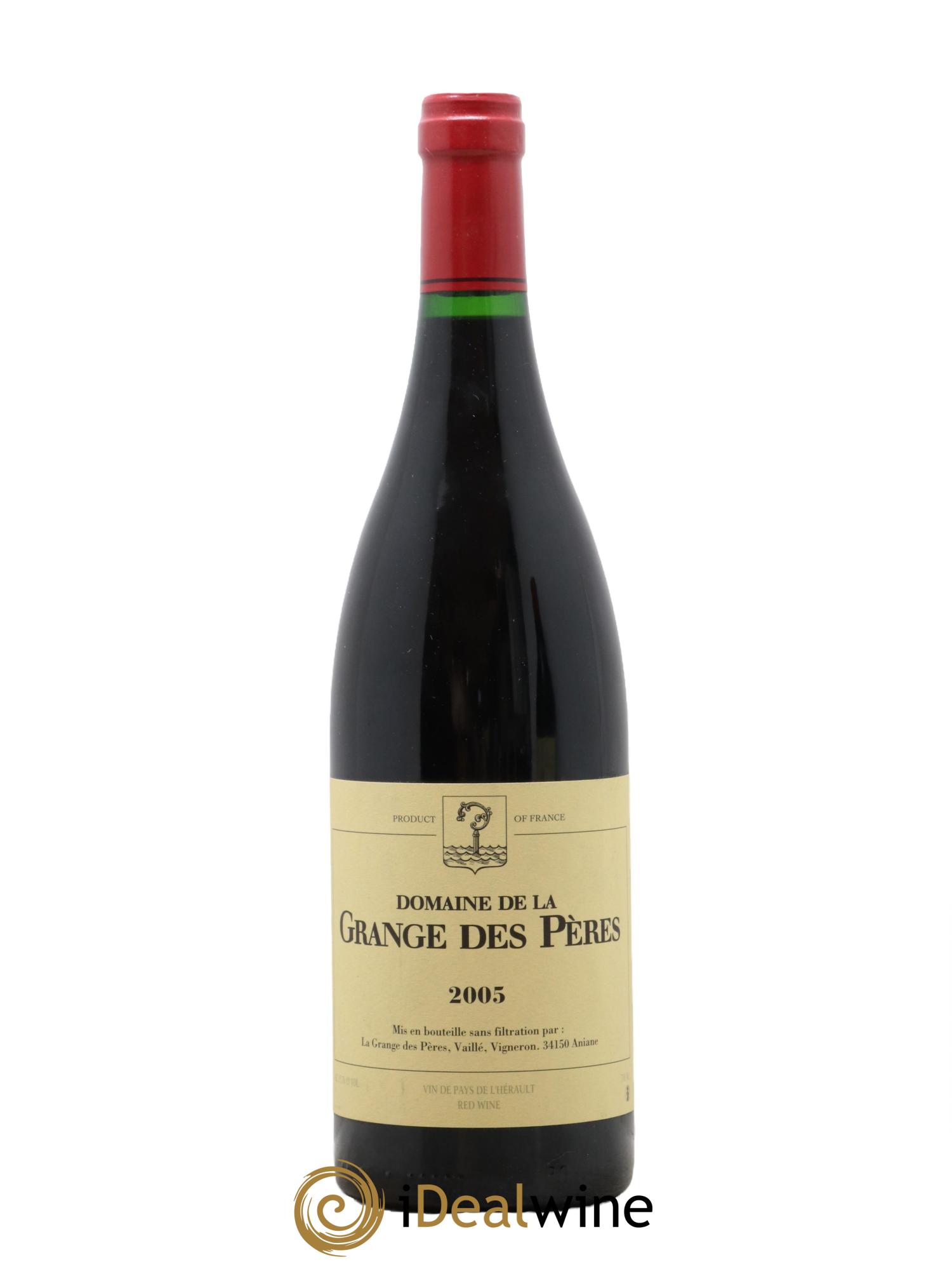 Pays d'Hérault Grange des Pères Laurent Vaillé 2005 - Lot de 1 bouteille - 0