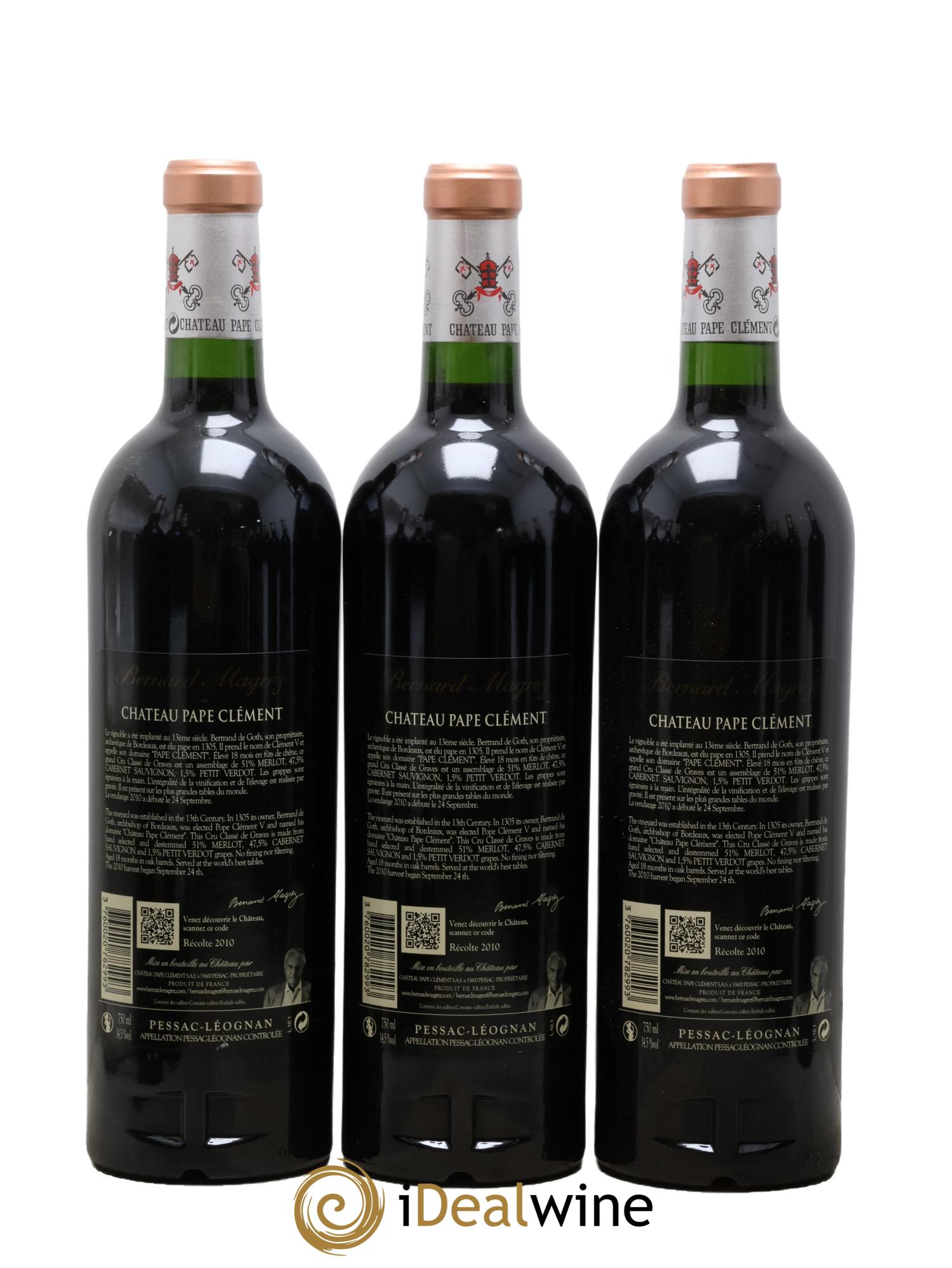 Château Pape Clément Cru Classé de Graves 2010 - Lotto di 12 bottiglie - 8