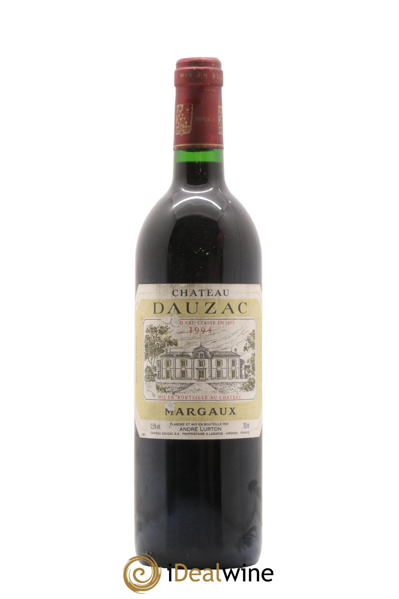 Château Dauzac 5ème Grand Cru Classé 1994 - Lot de 1 bouteille - 0