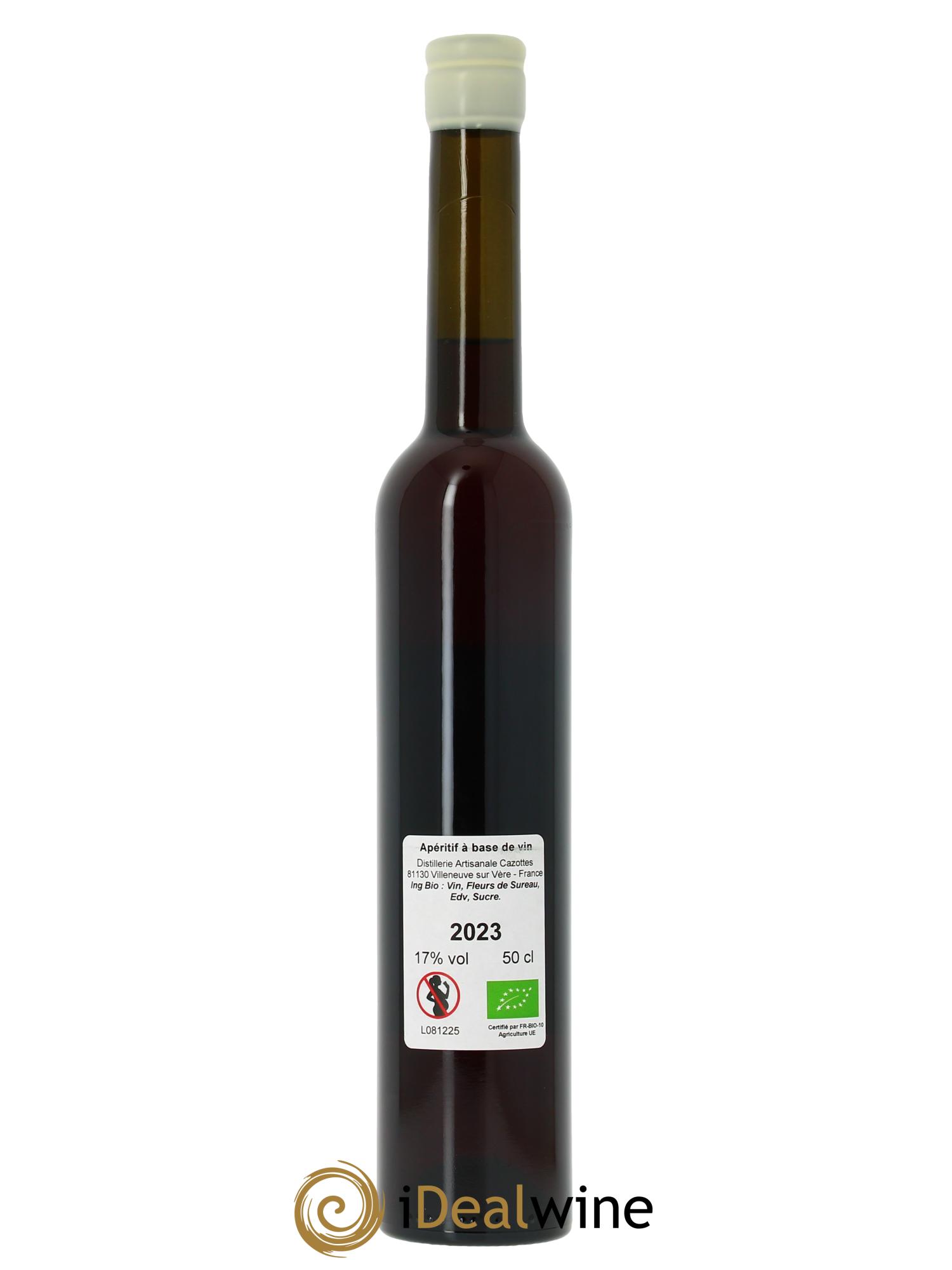 Apéritif Fleur de Sureau Distillerie Cazottes 2023 - Lot de 1 bouteille - 1