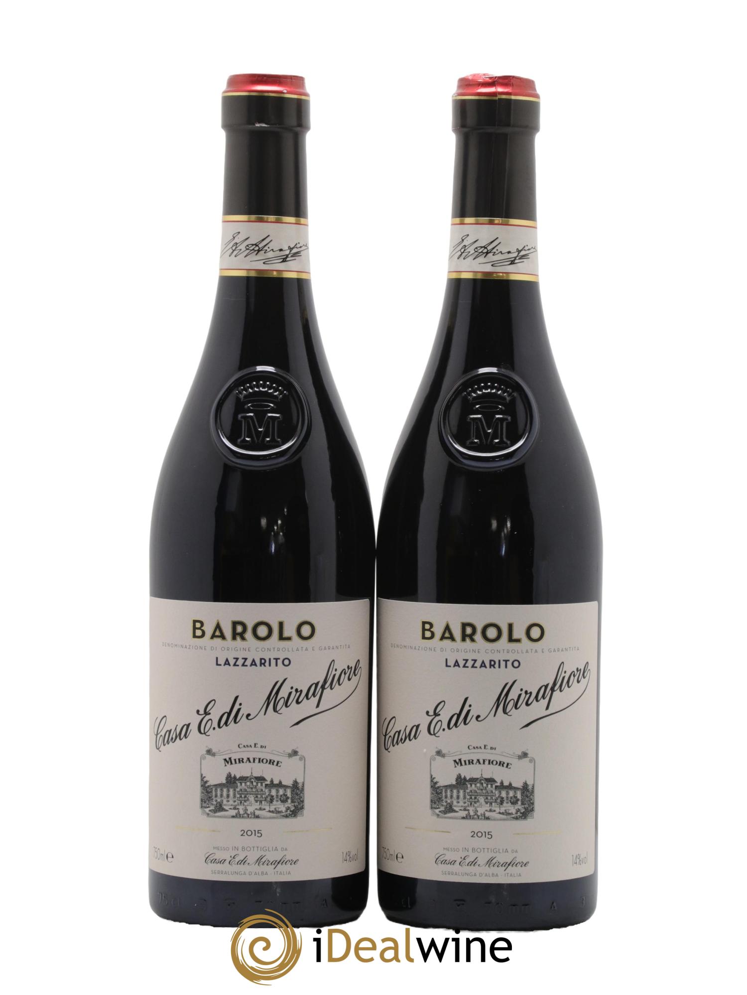Barolo Lazzarito Mirafiore 2015 - Posten von 2 Flaschen - 0