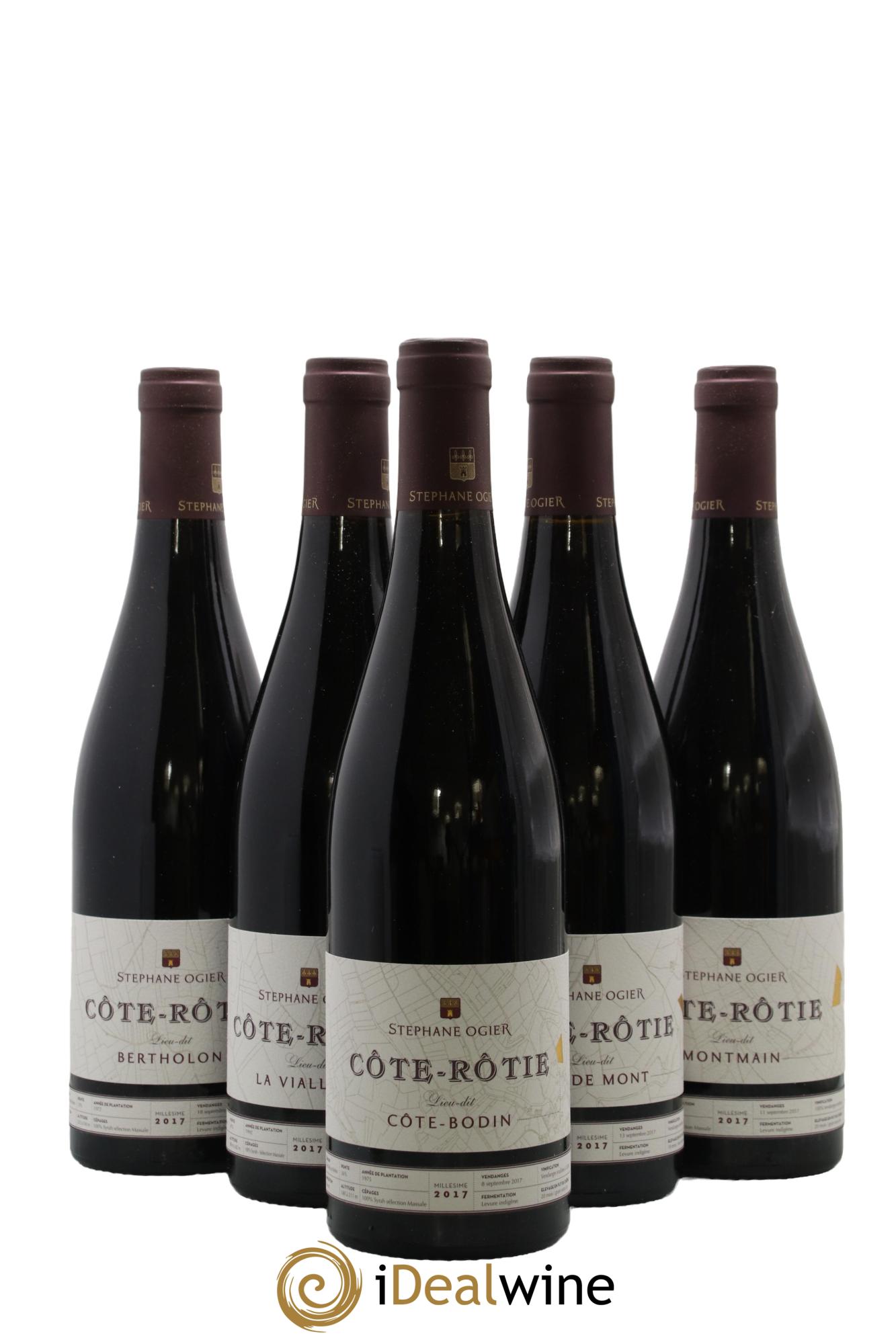 Assortiment Sélection Lieux-Dits Stéphane Ogier 2017 - Lot of 5 bottles - 0