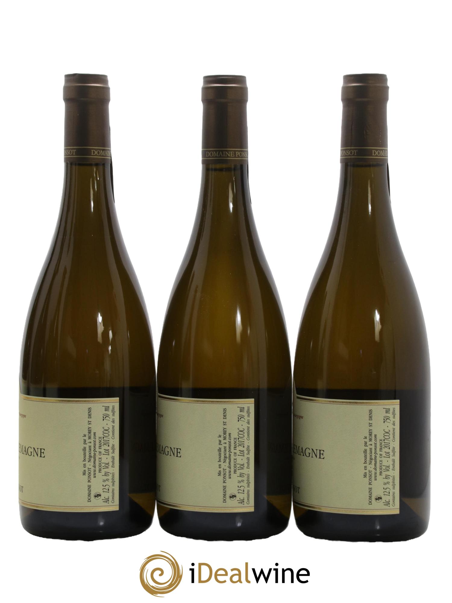Corton-Charlemagne Grand Cru Ponsot (Domaine) 2017 - Lot de 6 bouteilles - 2