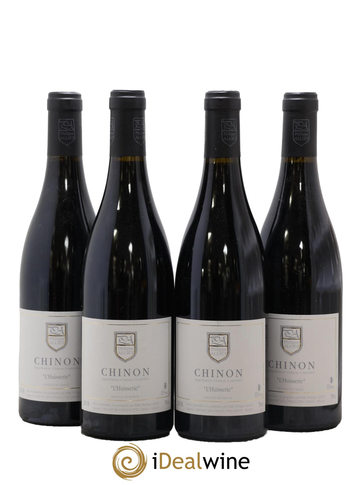 Chinon L'Huisserie Philippe Alliet 2018 - Lot de 4 bouteilles - 0