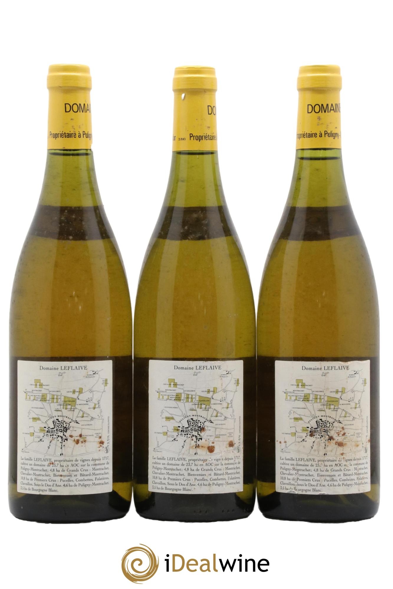 Puligny-Montrachet 1er Cru Les Pucelles Leflaive (Domaine) 1998 - Lot de 3 bouteilles - 1