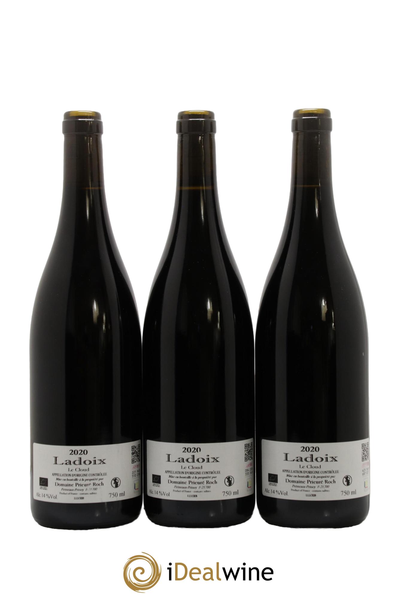 Ladoix Le Cloud Prieuré Roch 2020 - Lotto di 3 bottiglie - 1