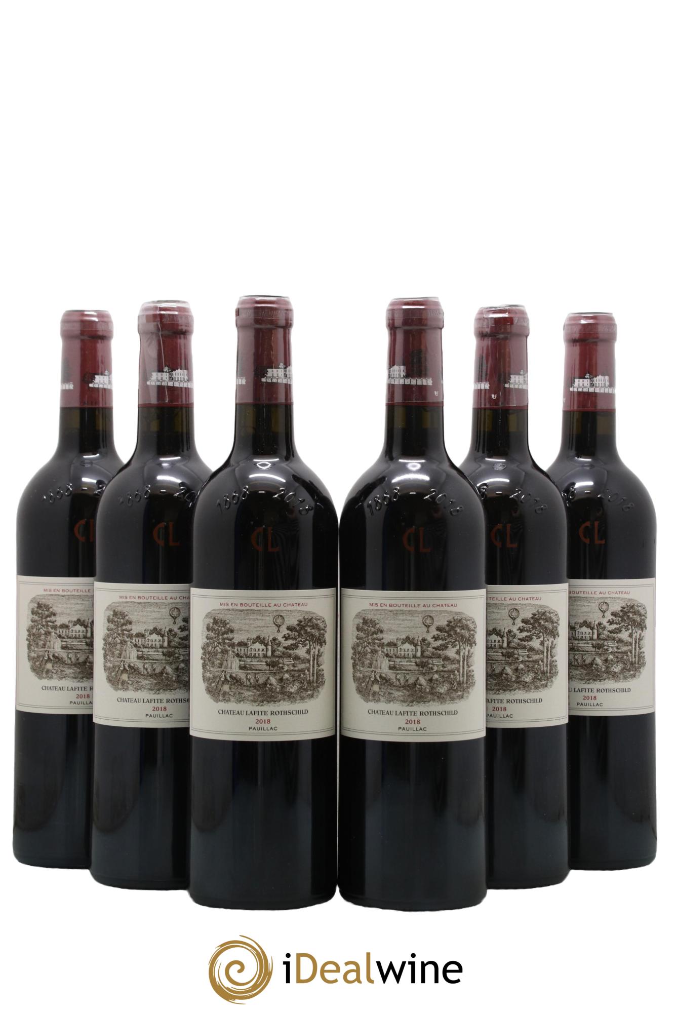 Château Lafite Rothschild 1er Grand Cru Classé 2018 - Lot of 6 bottles - 0