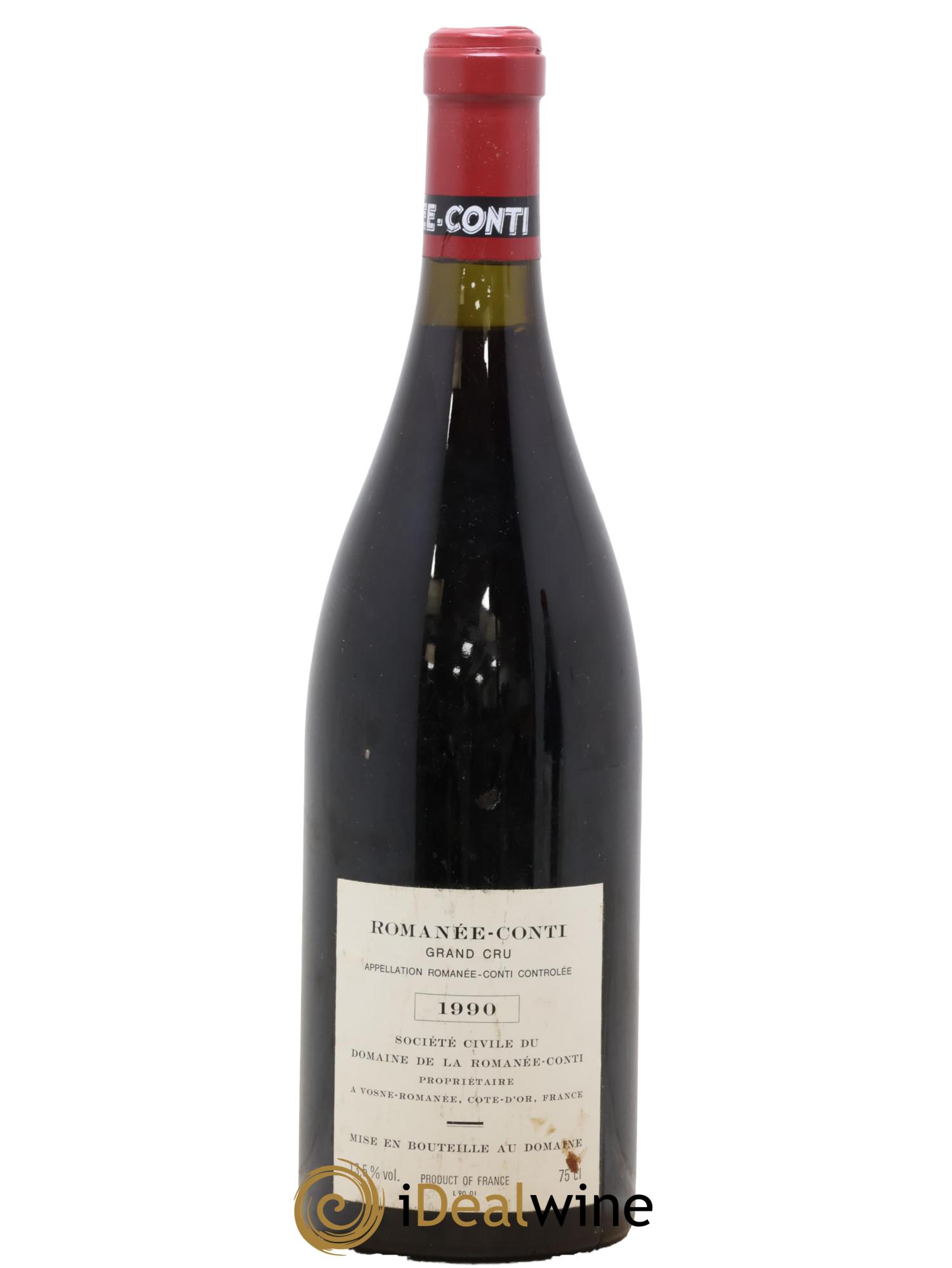 Romanée-Conti Grand Cru Domaine de la Romanée-Conti 1990 - Lot of 1 bottle - 1