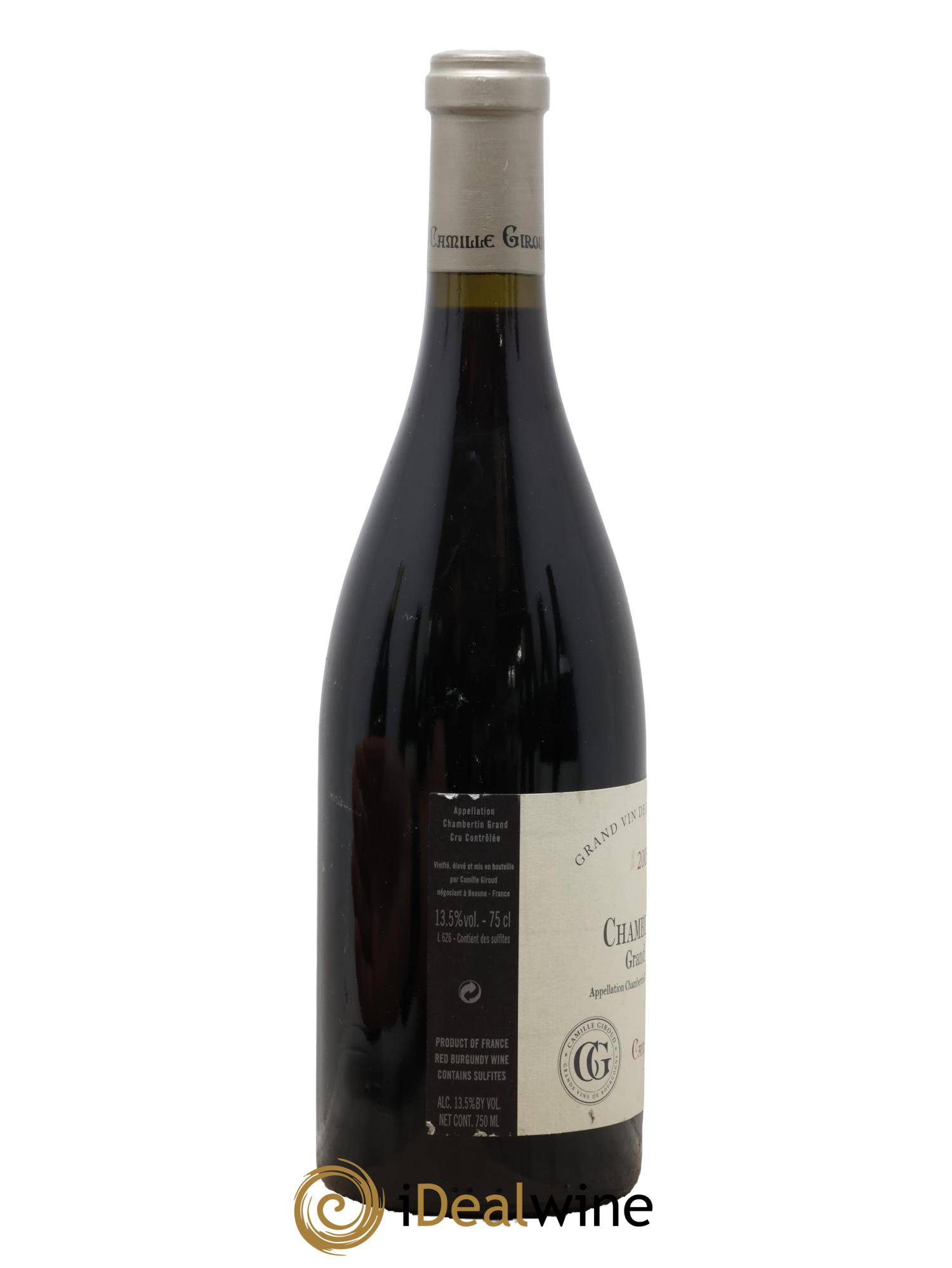 Chambertin Grand Cru Camille Giroud (Domaine) 2005 - Lot de 1 bouteille - 1