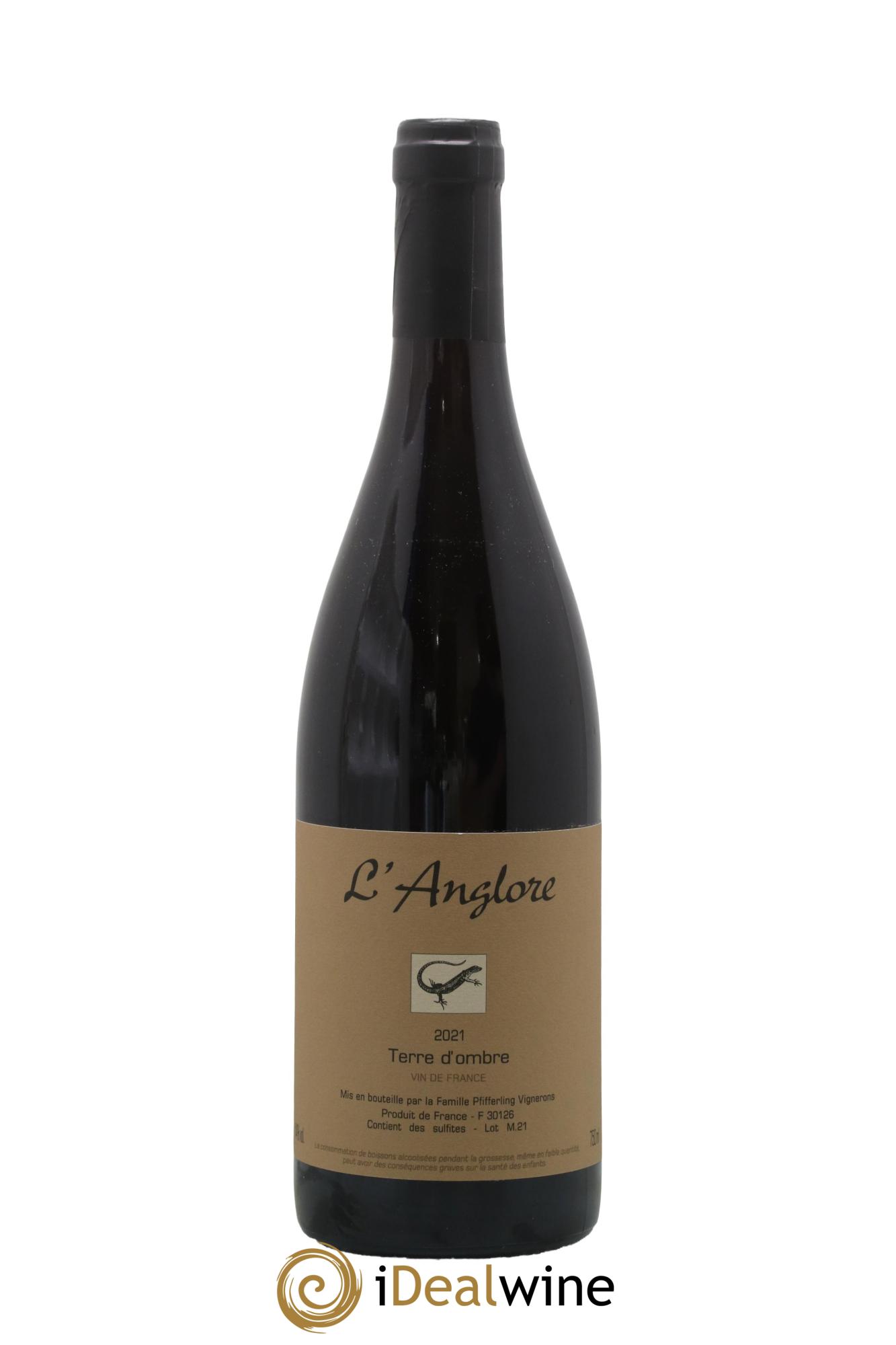 Vin de France Terre d'Ombre L'Anglore 2021 - Lotto di 1 bottiglia - 0