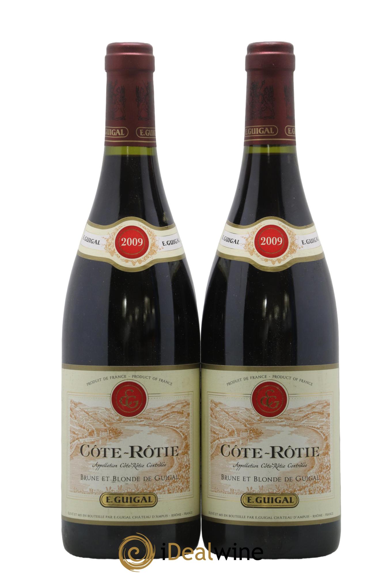 Côte-Rôtie Côtes Brune et Blonde Guigal 2009 - Lot de 2 bouteilles - 0