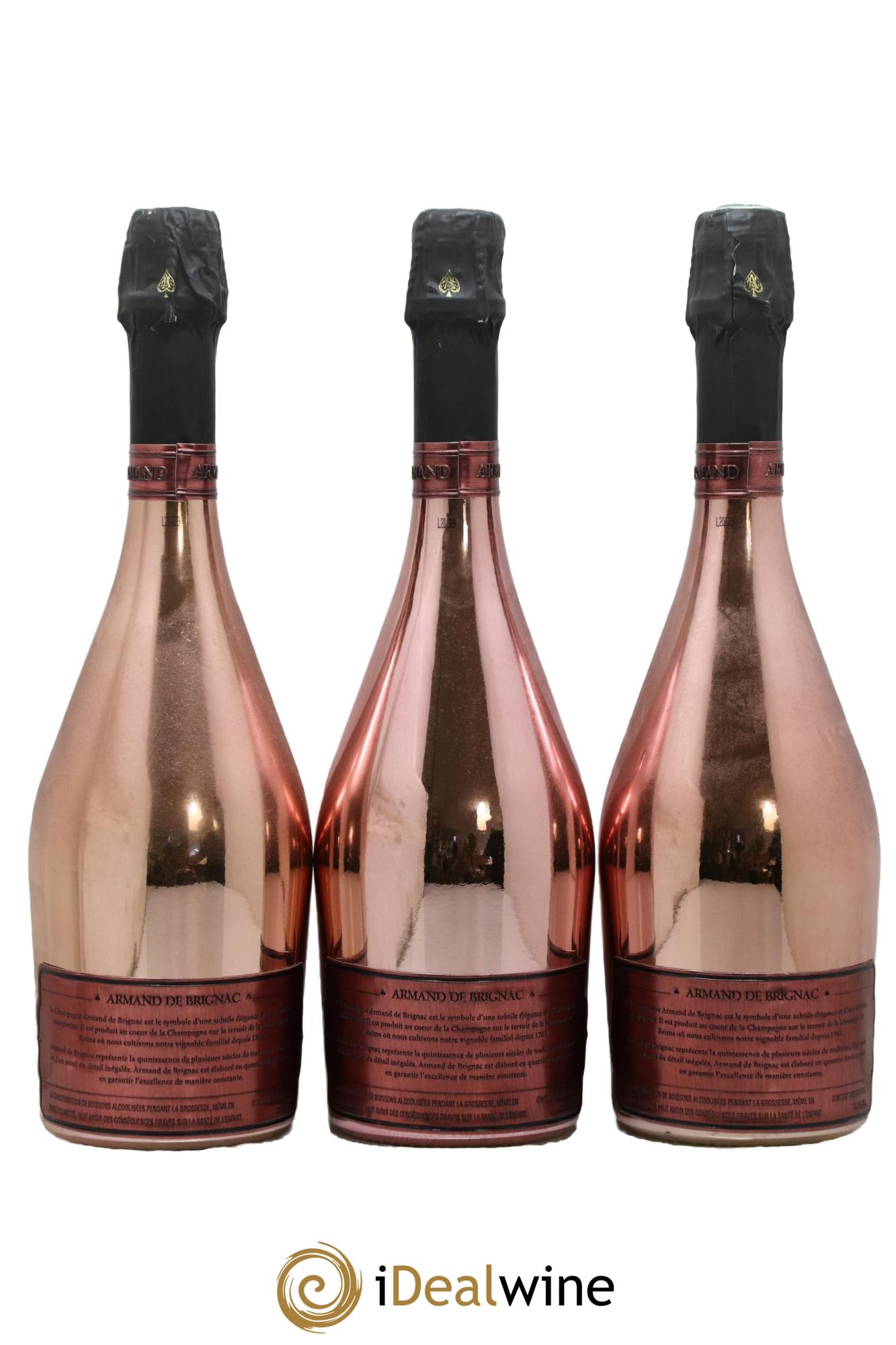 Rosé Brut Armand de Brignac - Lotto di 3 bottiglie - 1