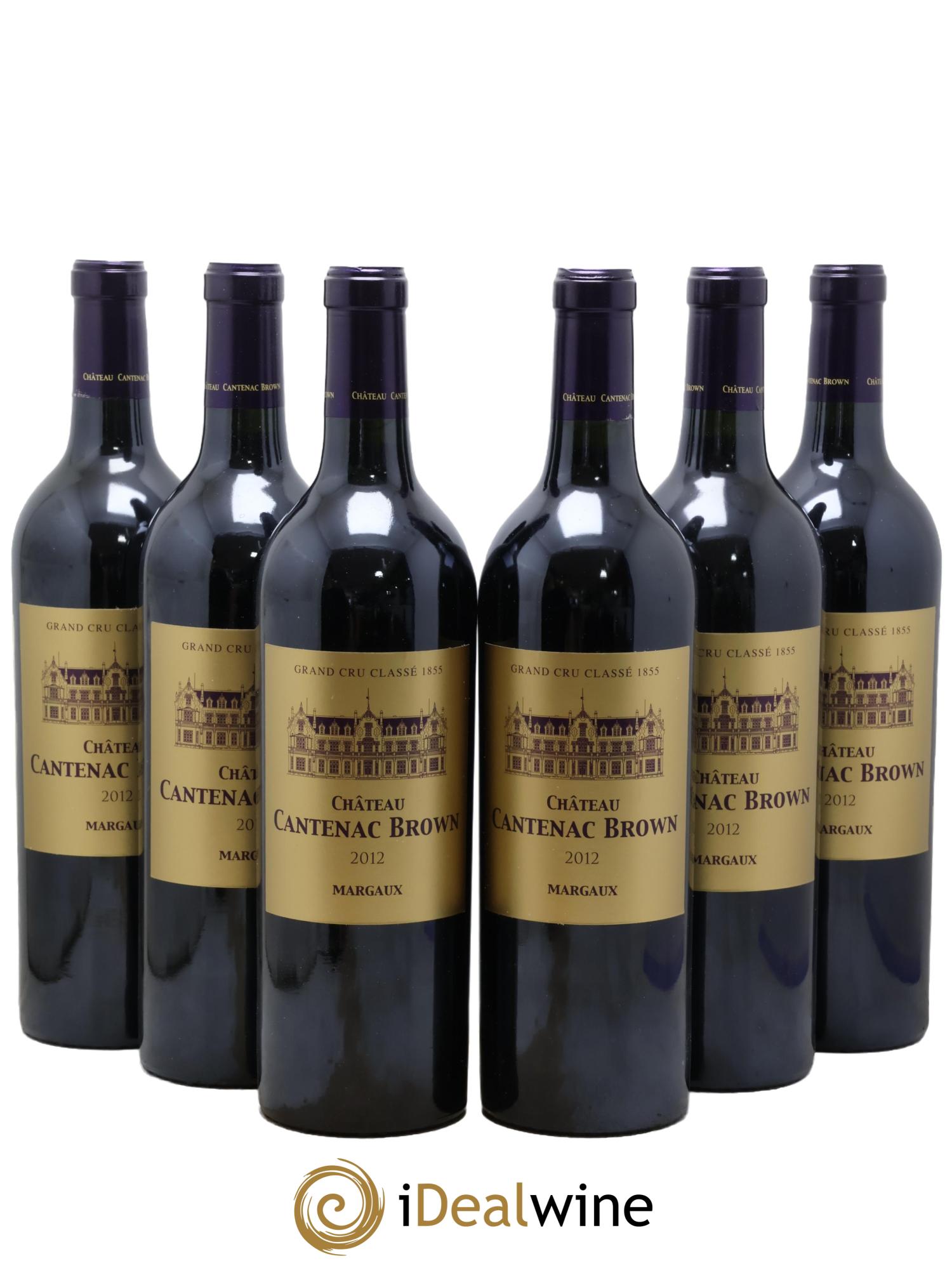 Château Cantenac Brown 3ème Grand Cru Classé 2012 - Lot de 6 bouteilles - 0