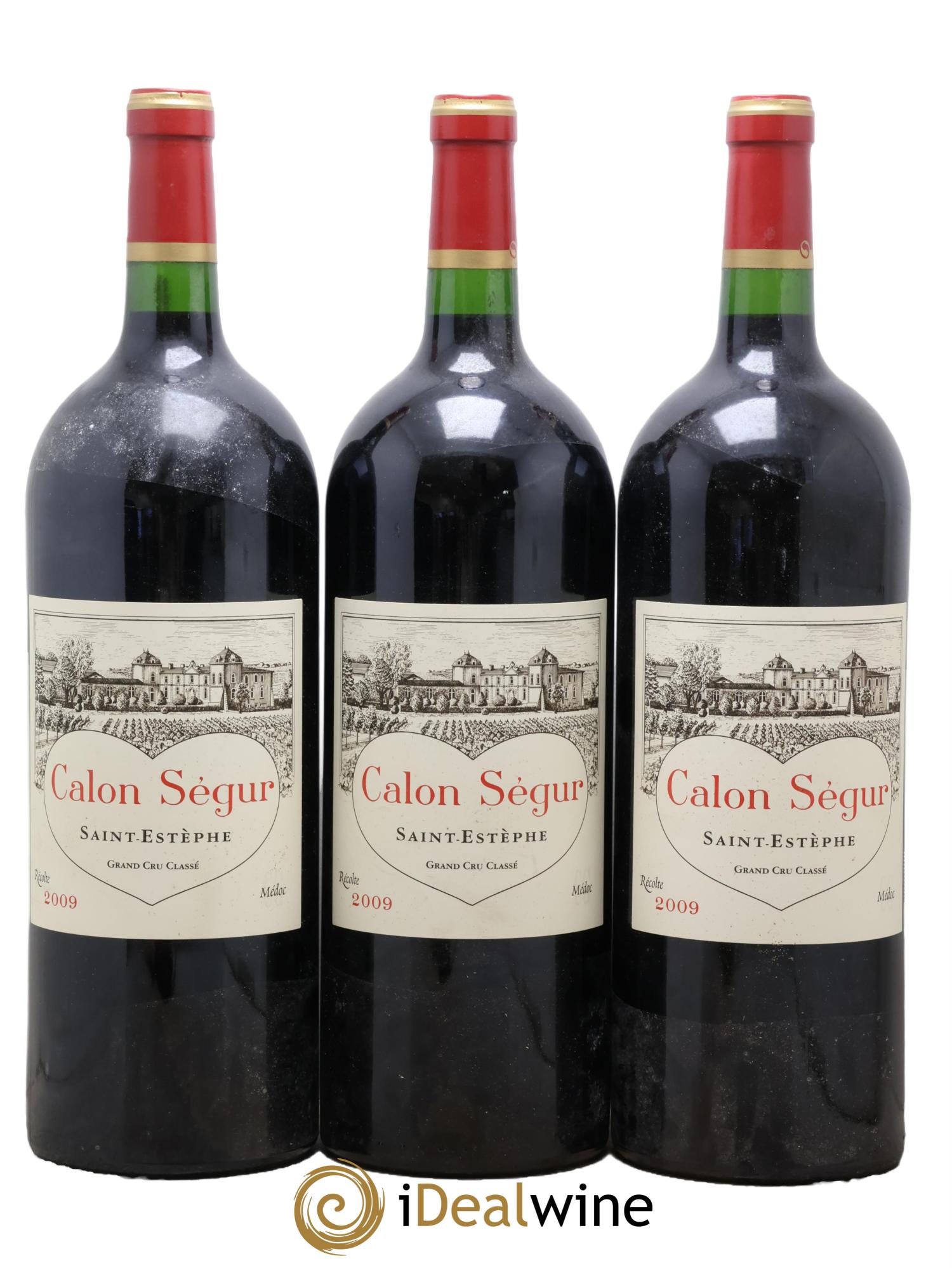 Château Calon Ségur 3ème Grand Cru Classé 2009 - Lotto di 3 magnum - 0