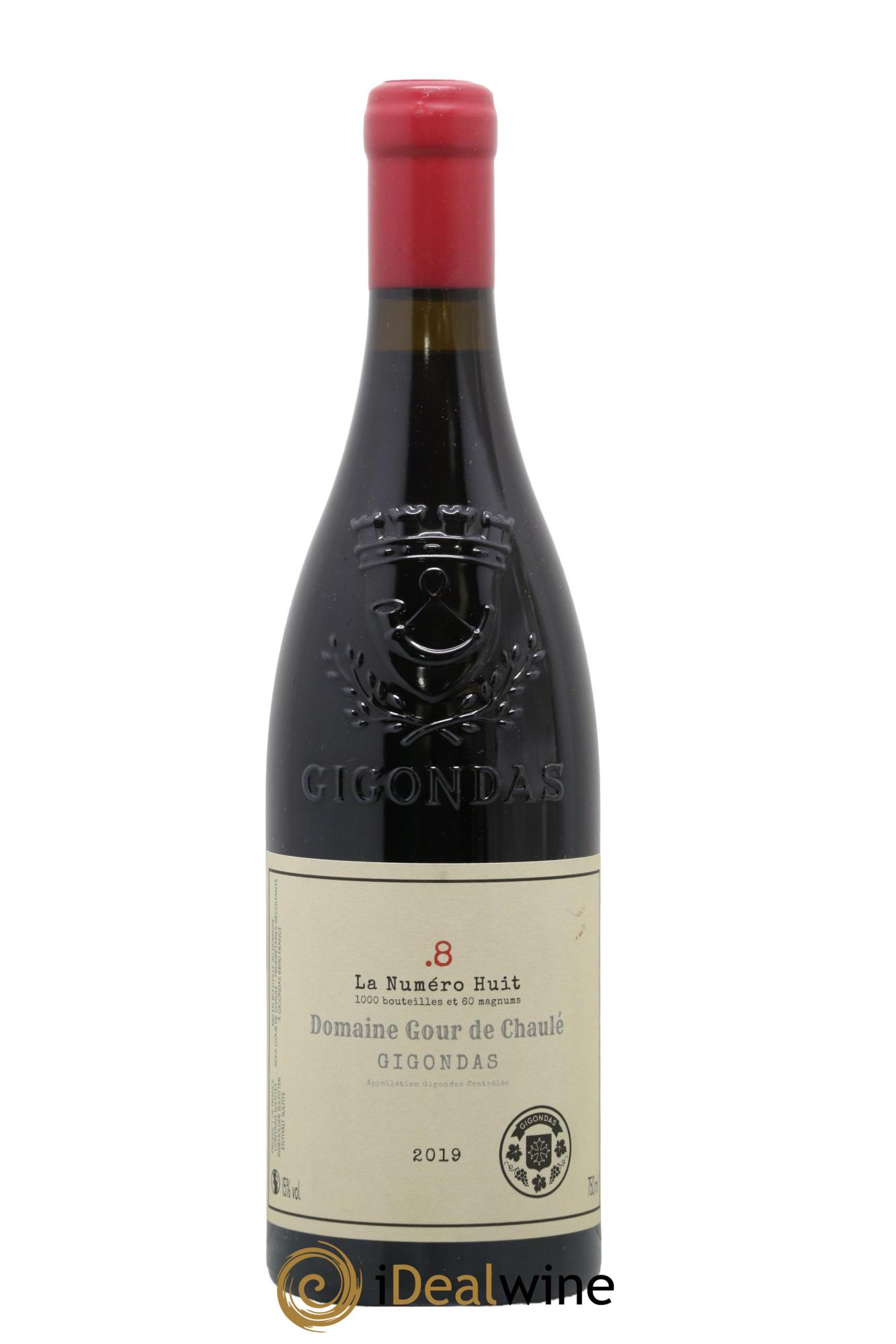 Gigondas Le Numéro Huit .8 Gour de Chaulé 2019 - Posten von 1 Flasche - 0