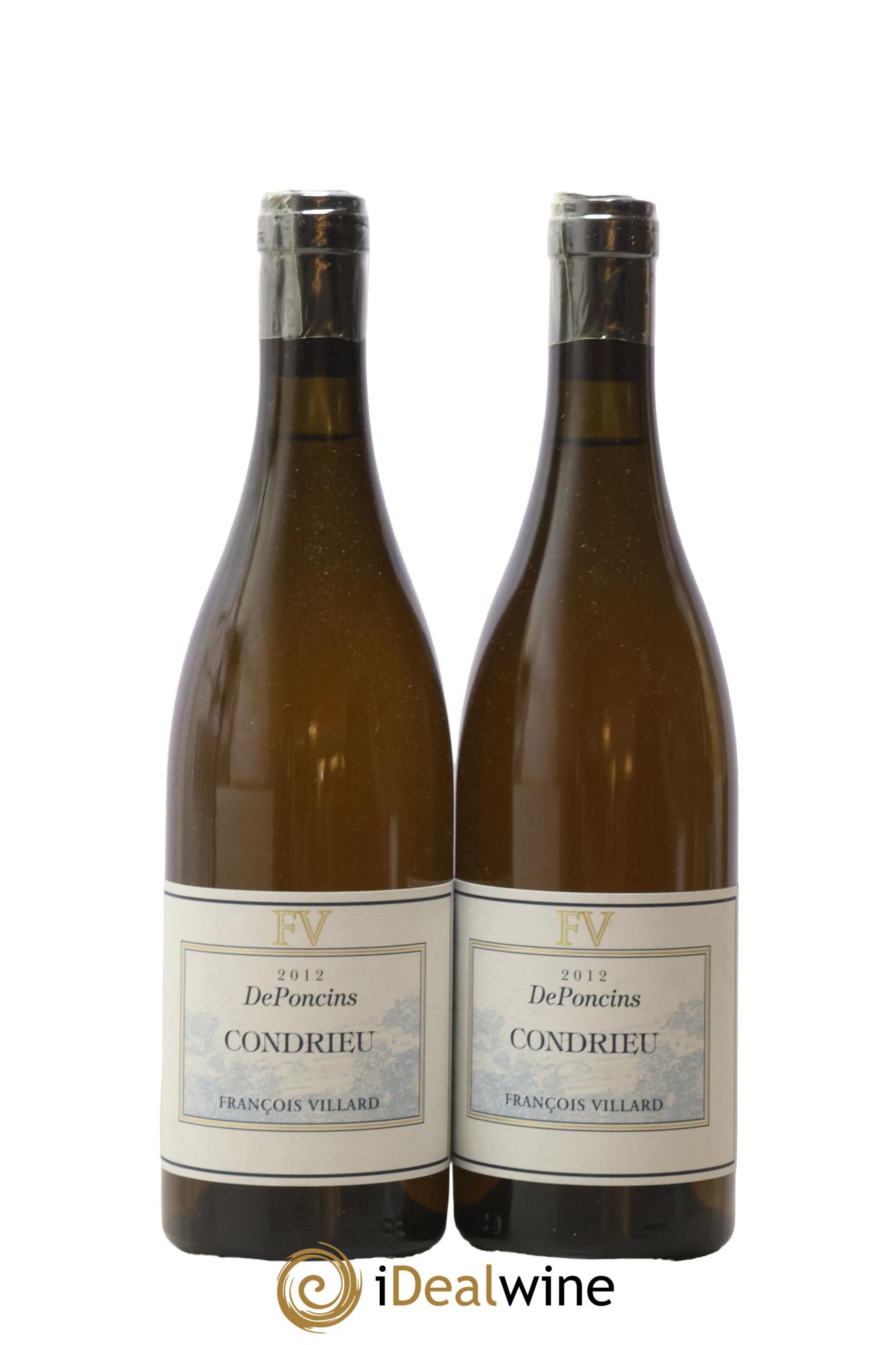 Condrieu Deponcins François Villard 2012 - Posten von 2 Flaschen - 0