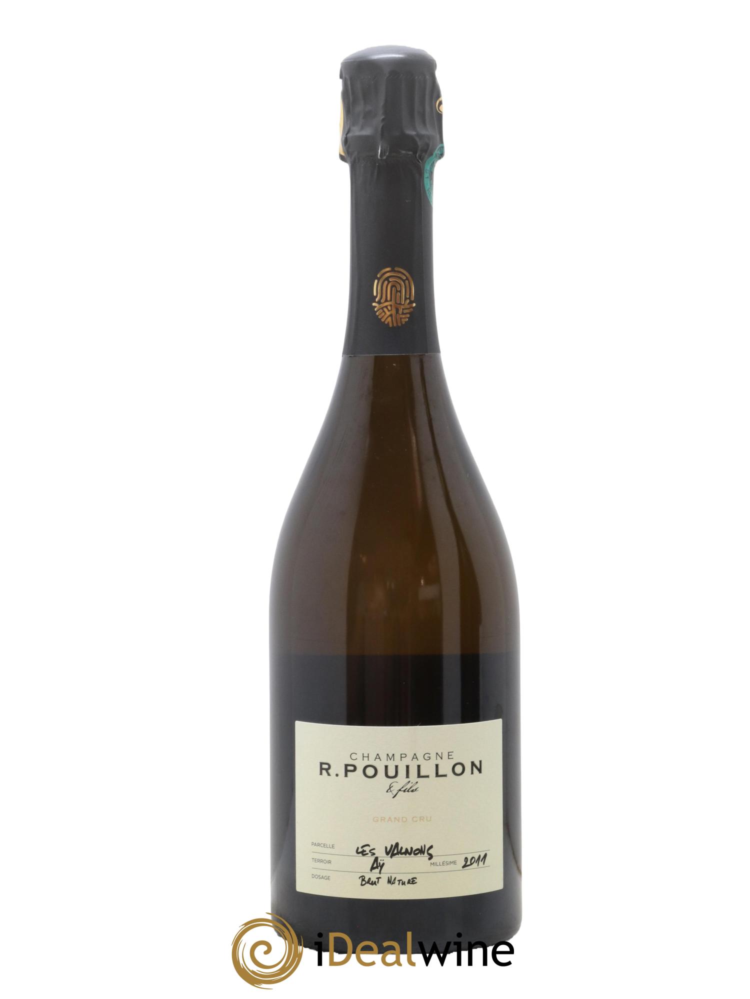 Les Valnons Grand Cru Extra-Brut R. Pouillon & fils 2011 - Lot de 1 bouteille - 0