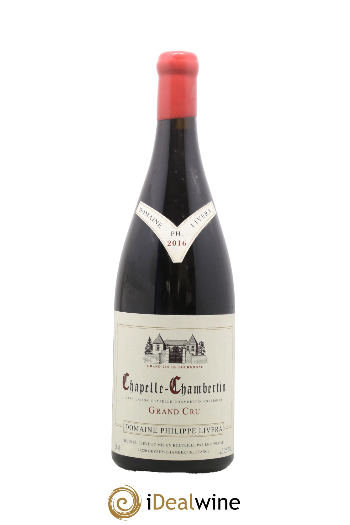 Chapelle-Chambertin Grand Cru Domaine des Tilleuls Philippe Livera 2016 - Lot de 1 magnum - 0