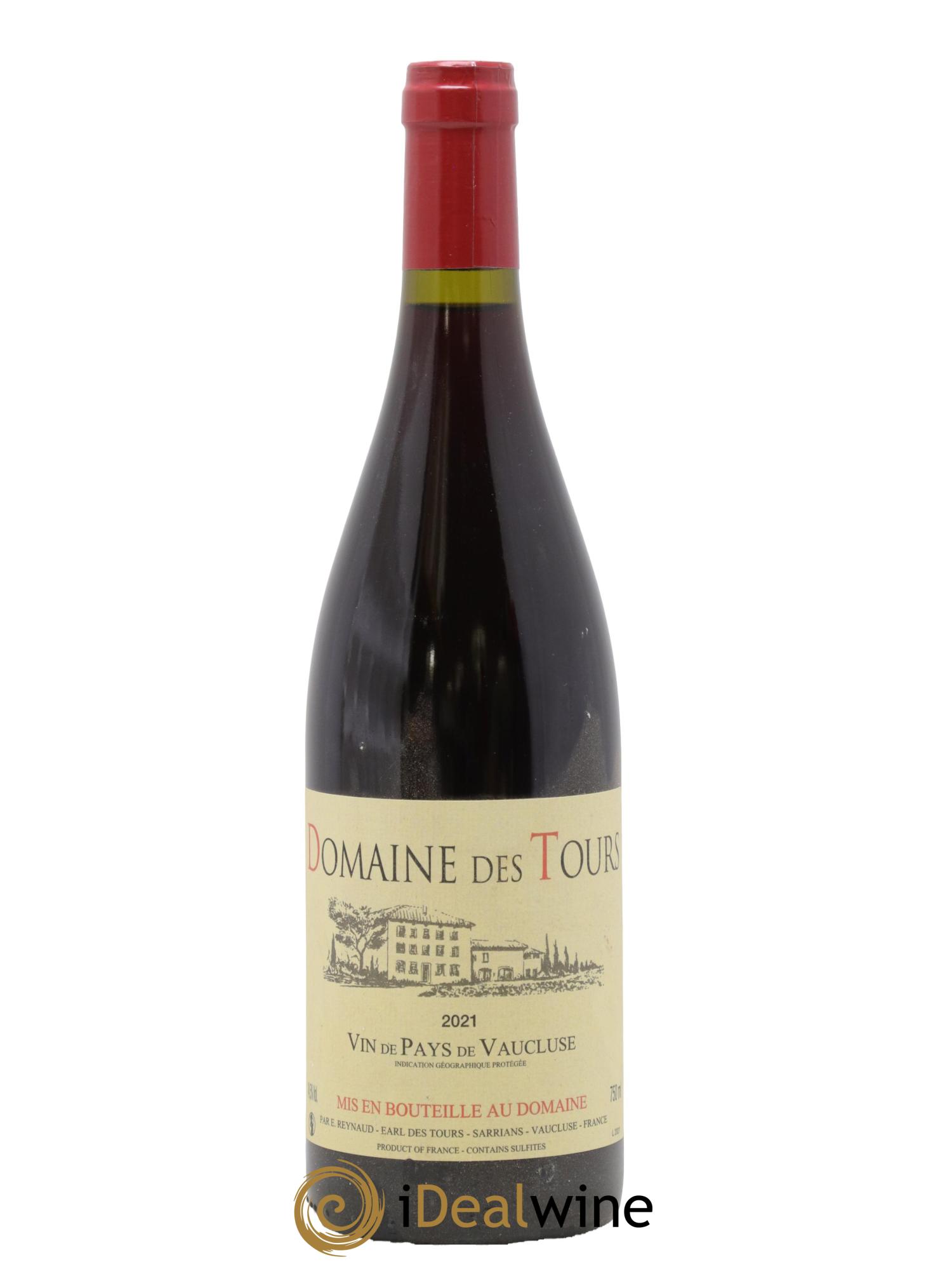Vaucluse (Vin de Pays de Vaucluse) Domaine des Tours Emmanuel Reynaud 2021 - Lot de 1 bouteille - 0