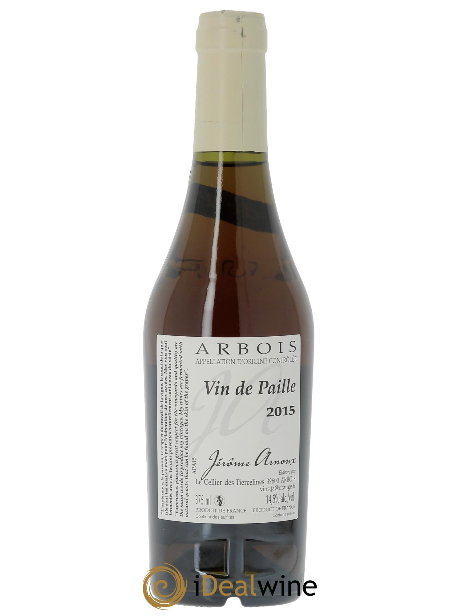 Arbois Vin de Paille Jérôme Arnoux 2015 - Lot of 1 half-bottle - 1