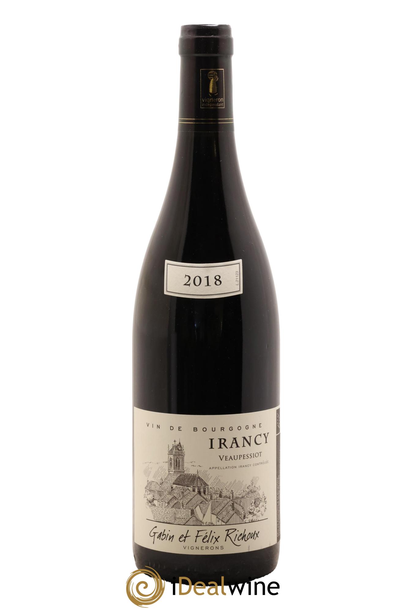 Irancy Veaupessiot Gabin et Félix 2018 - Lot de 1 bouteille - 0
