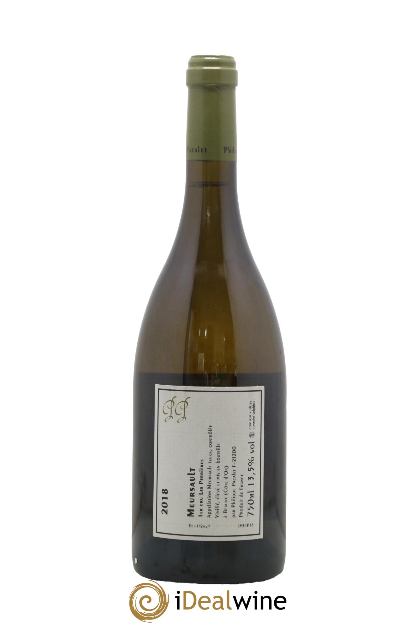 Meursault 1er Cru Les Perrières Philippe Pacalet 2018 - Lotto di 1 bottiglia - 1