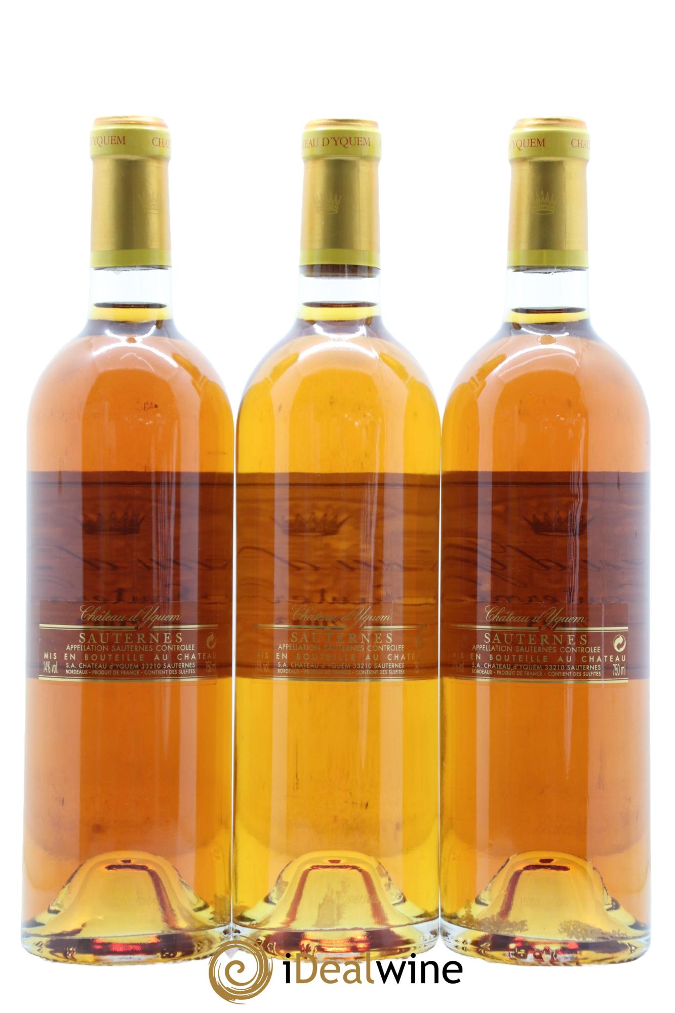 Château d' Yquem 1er Cru Classé Supérieur  2003 - Posten von 6 Flaschen - 5